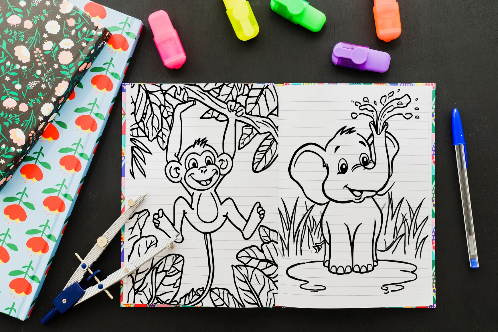 Bold Jungle Animal Coloring Book - Image 4