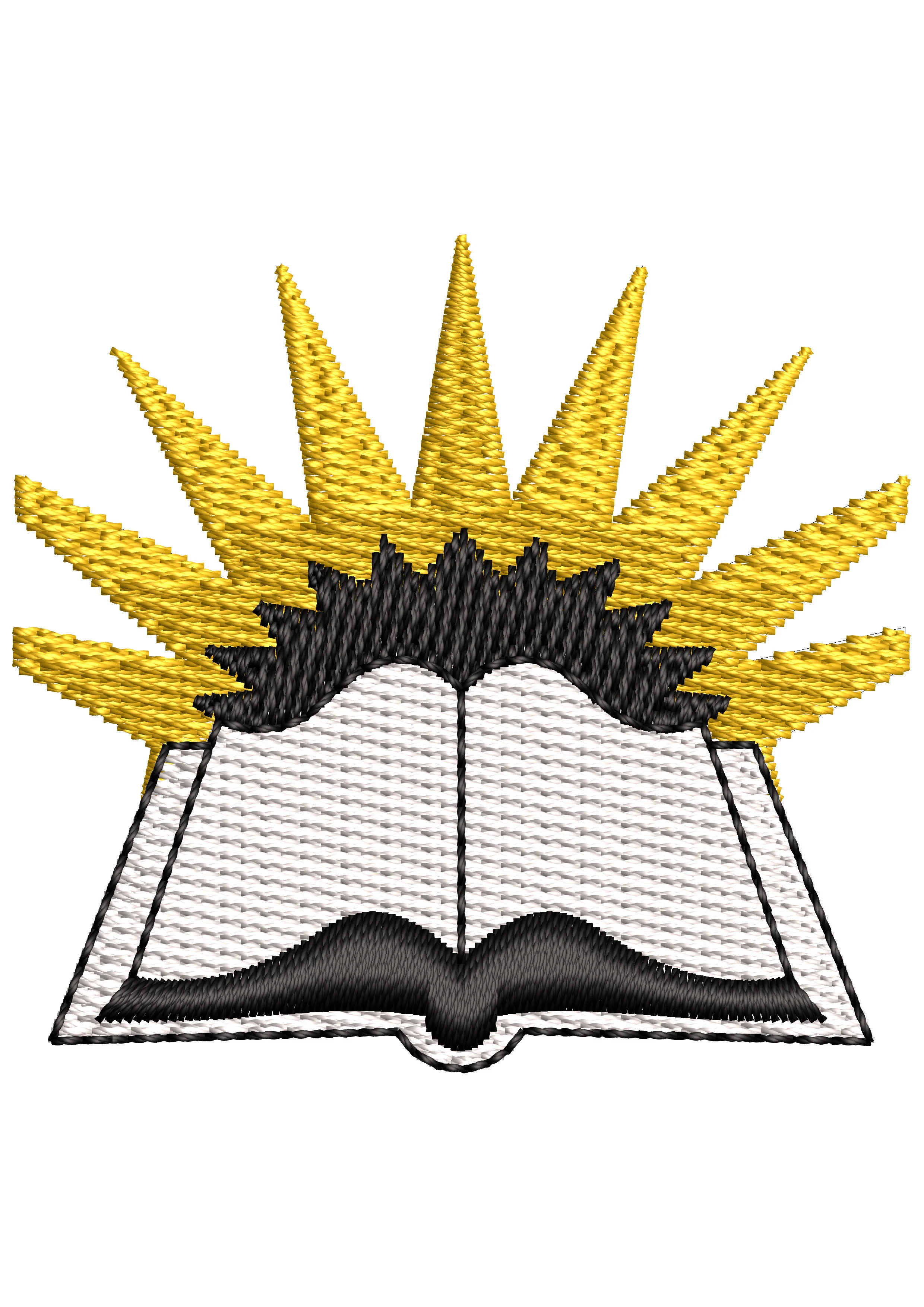 Book of Shine Embroidery Design