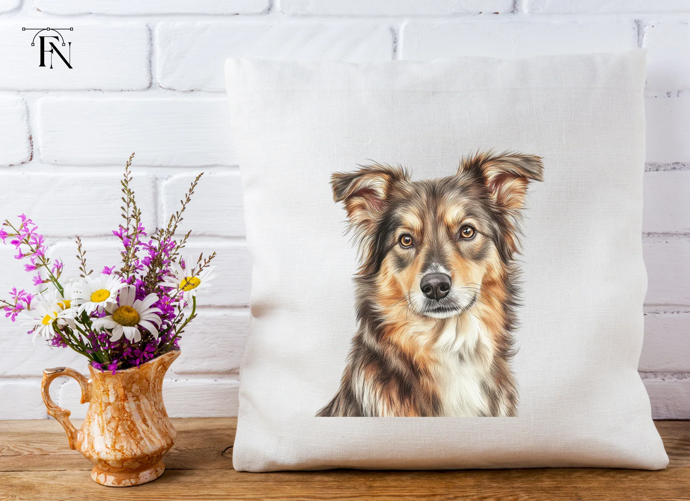 Border Collie German Shepherd Clipart Bundle - Image 5