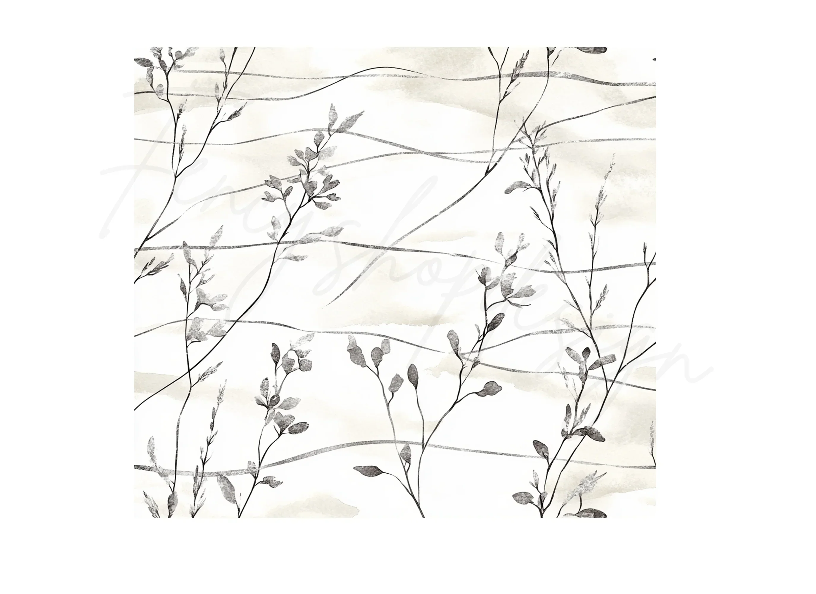 Botanical Seamless Pattern Clipart Bundle - Image 2