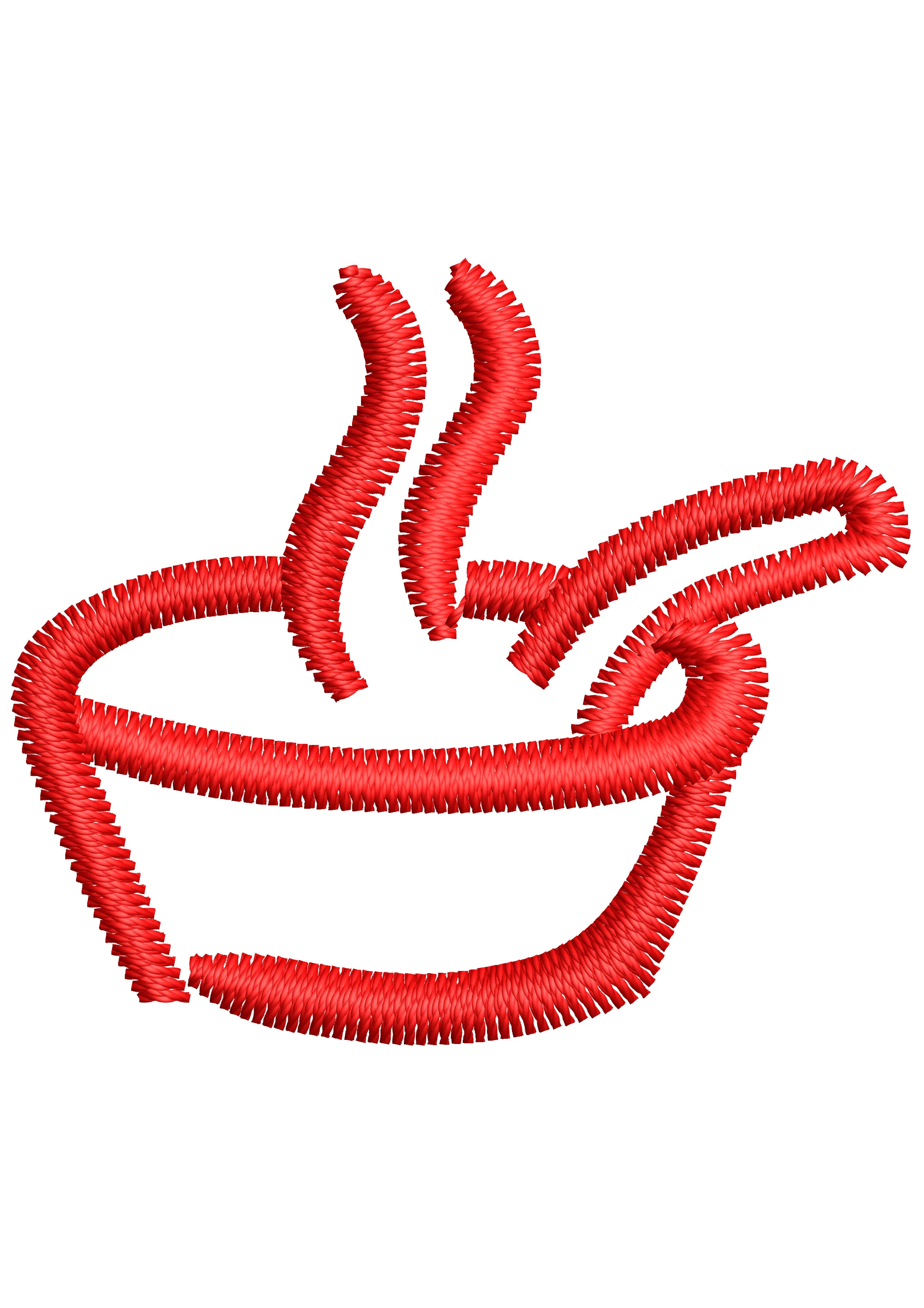Bowl Embroidery Design