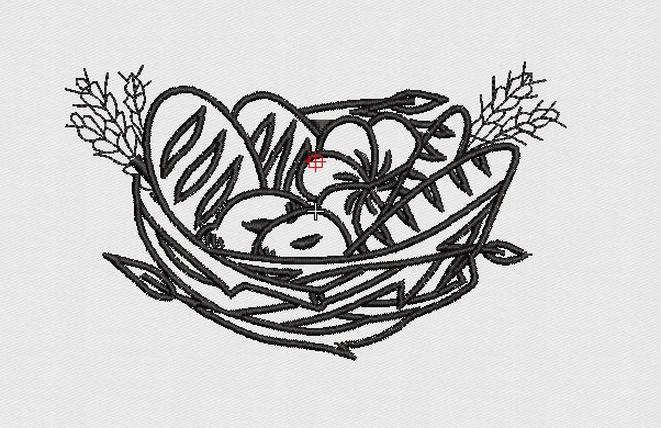 Bread Embroidery Design