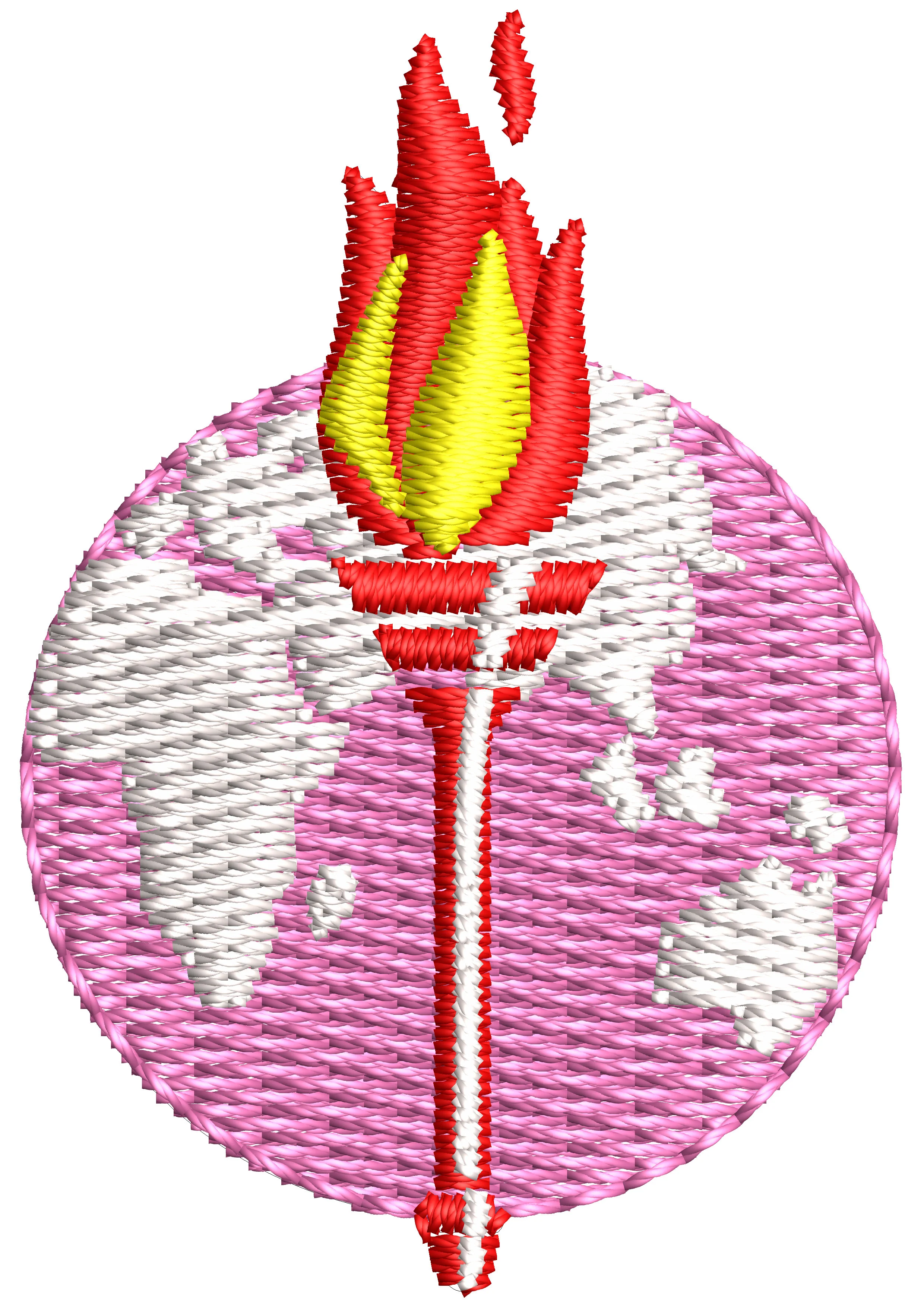 Bright World Embroidery Design