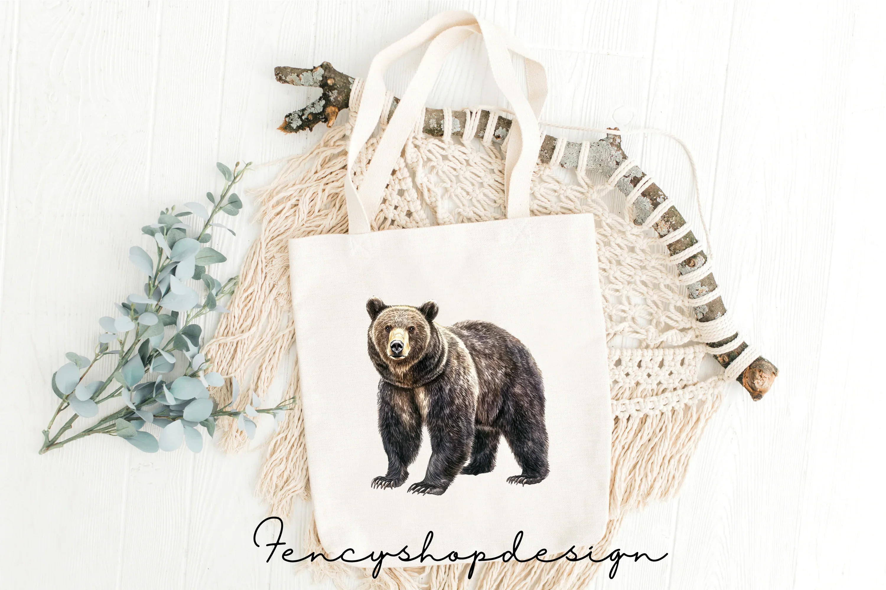 Brown Bear Clipart Bundle - Image 8