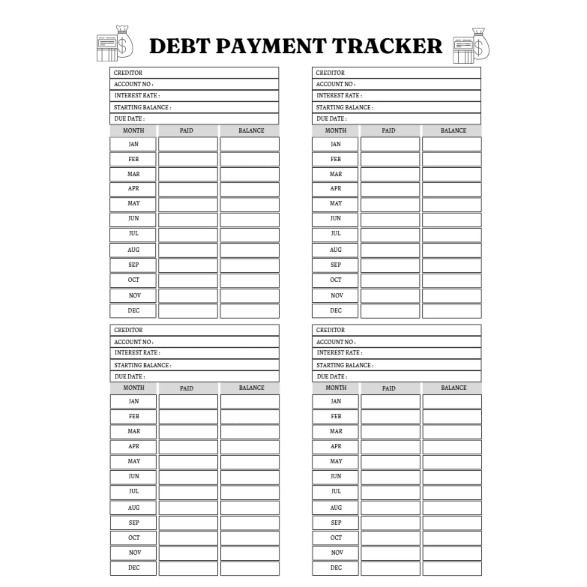Budget Trackers Planner Bundle - Image 4