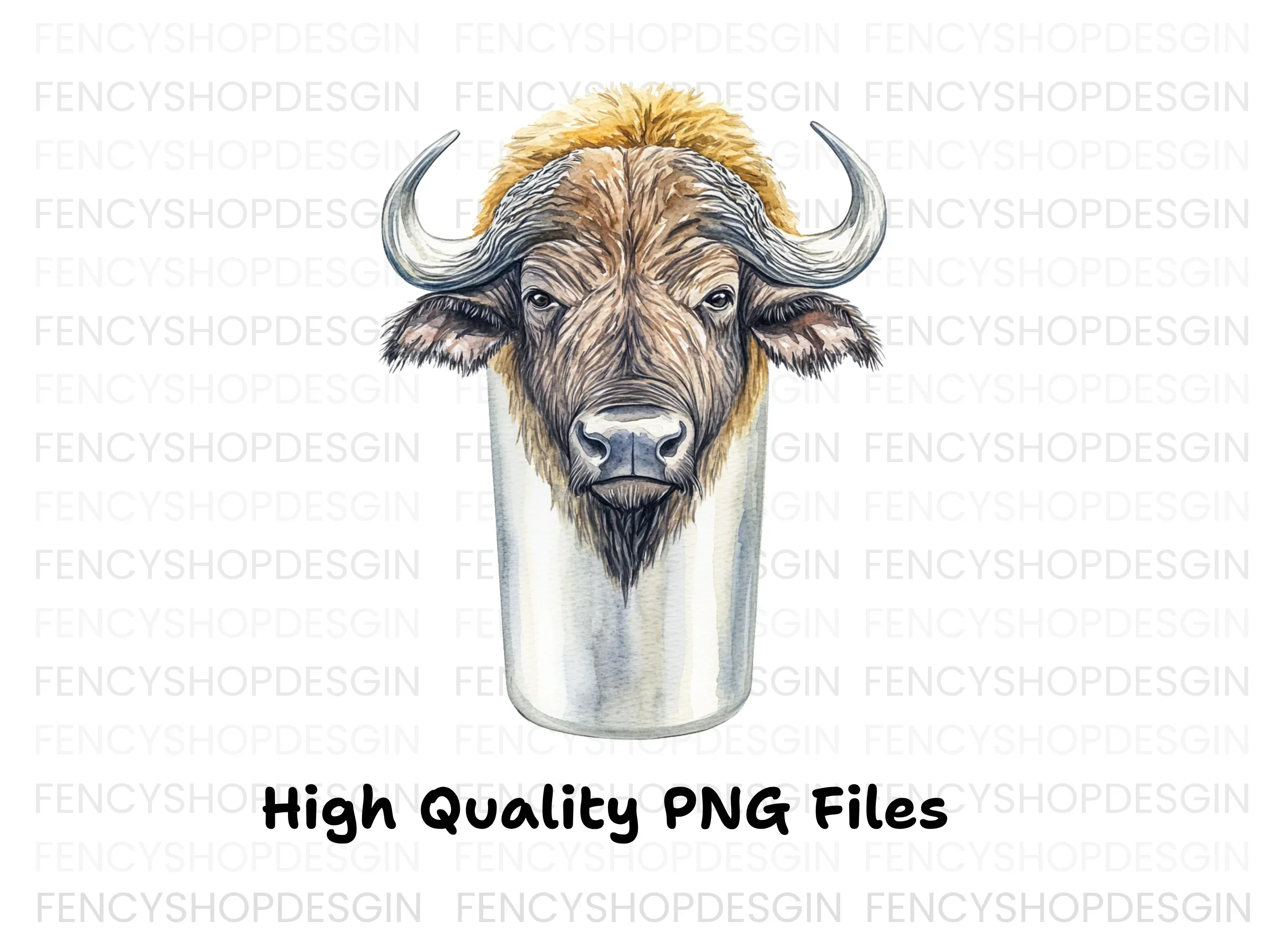 Buffalo Head Clipart Bundle - Image 3
