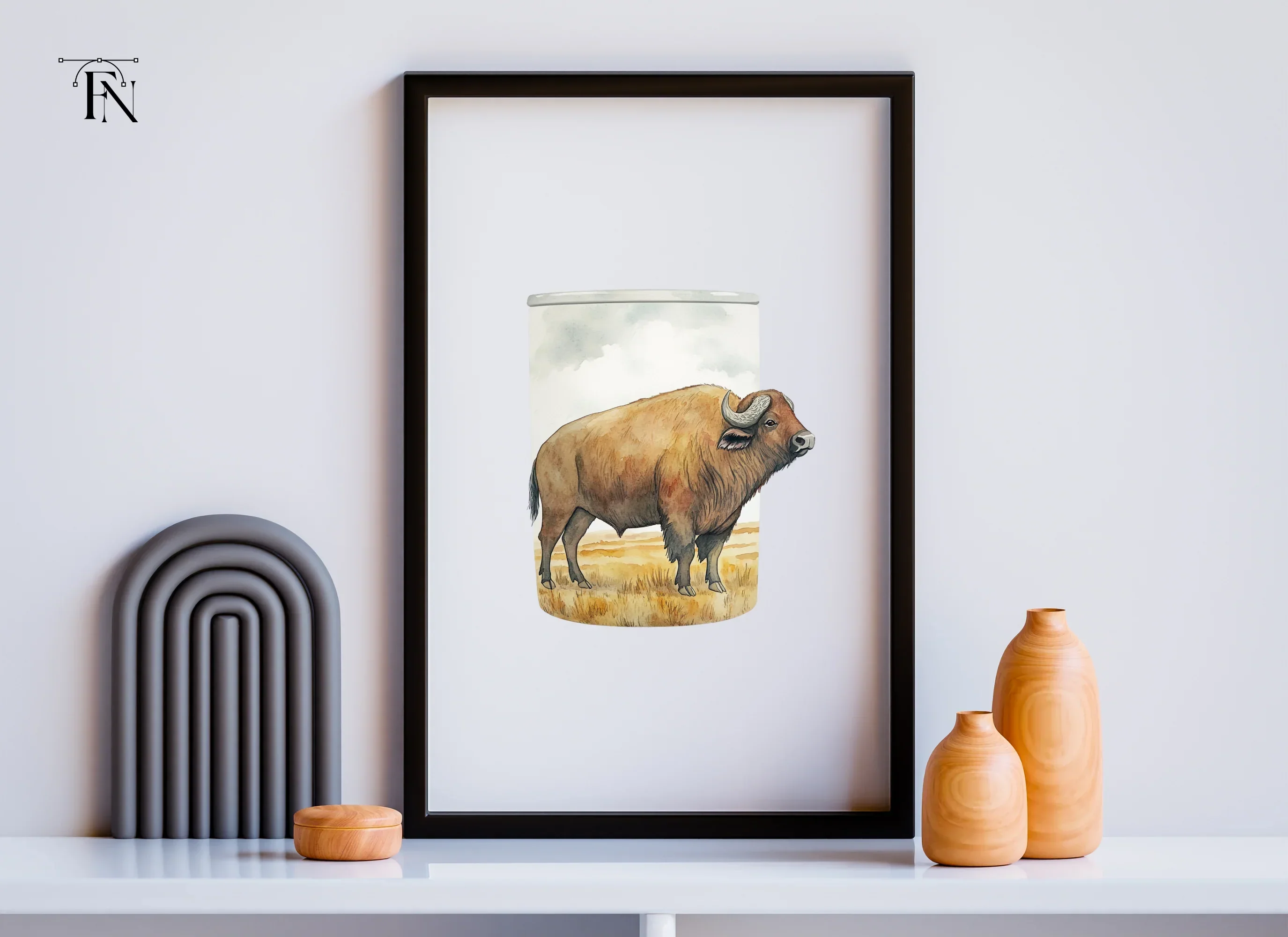 Buffalo Tumbler Clipart Bundle - Image 6