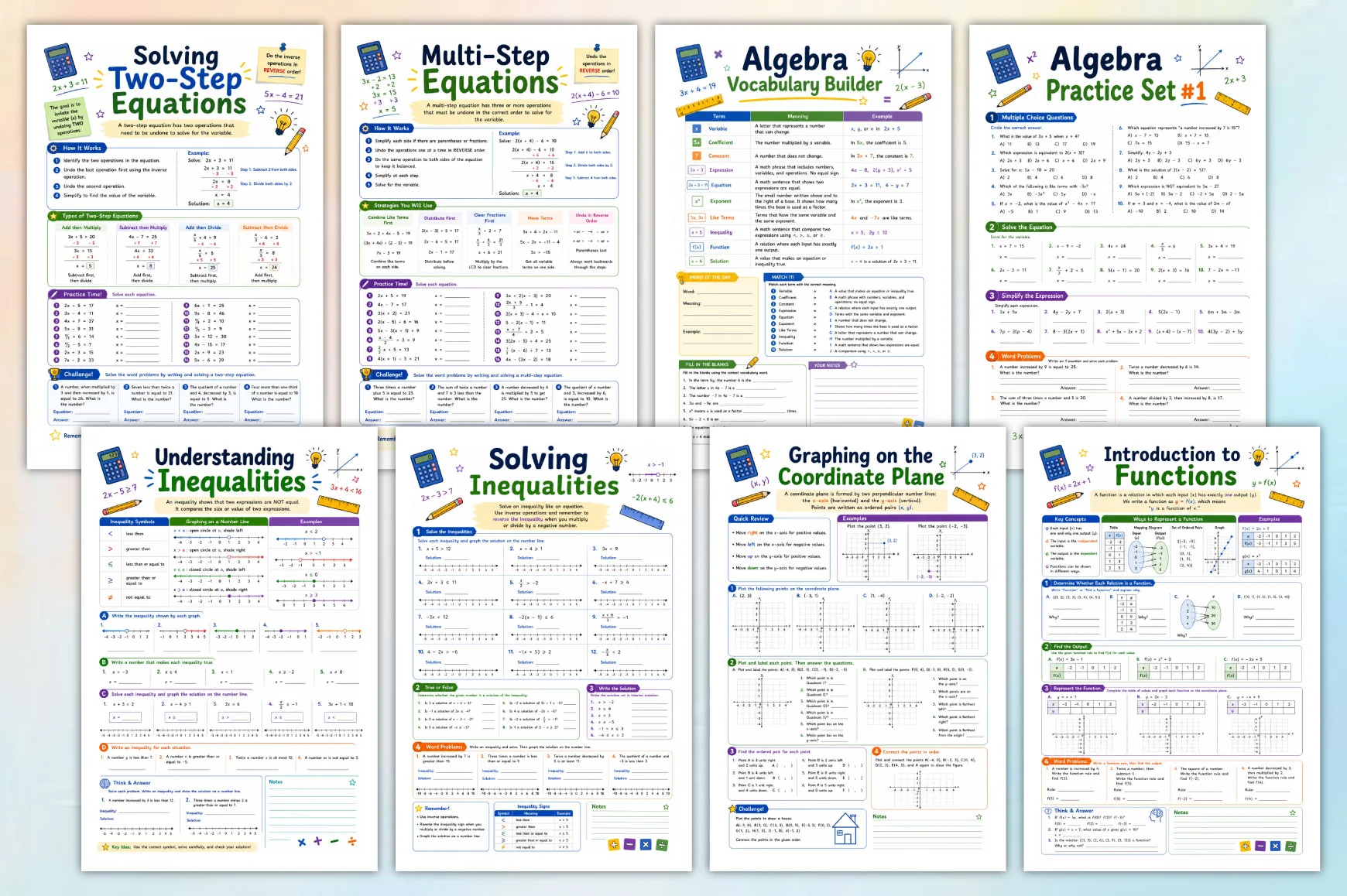 Build Strong Algebra Skills Workbook - Image 2