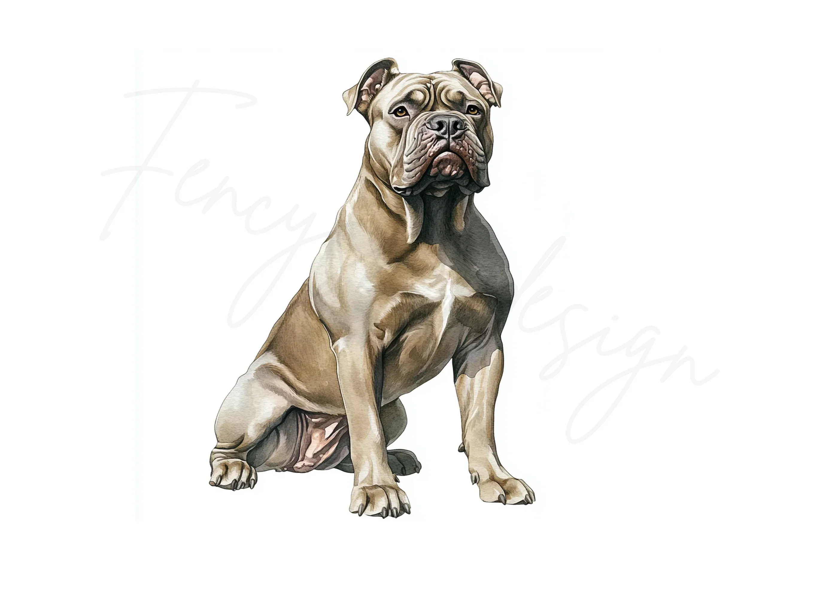 Bullmastiff Dog Clipart Bundle - Image 3
