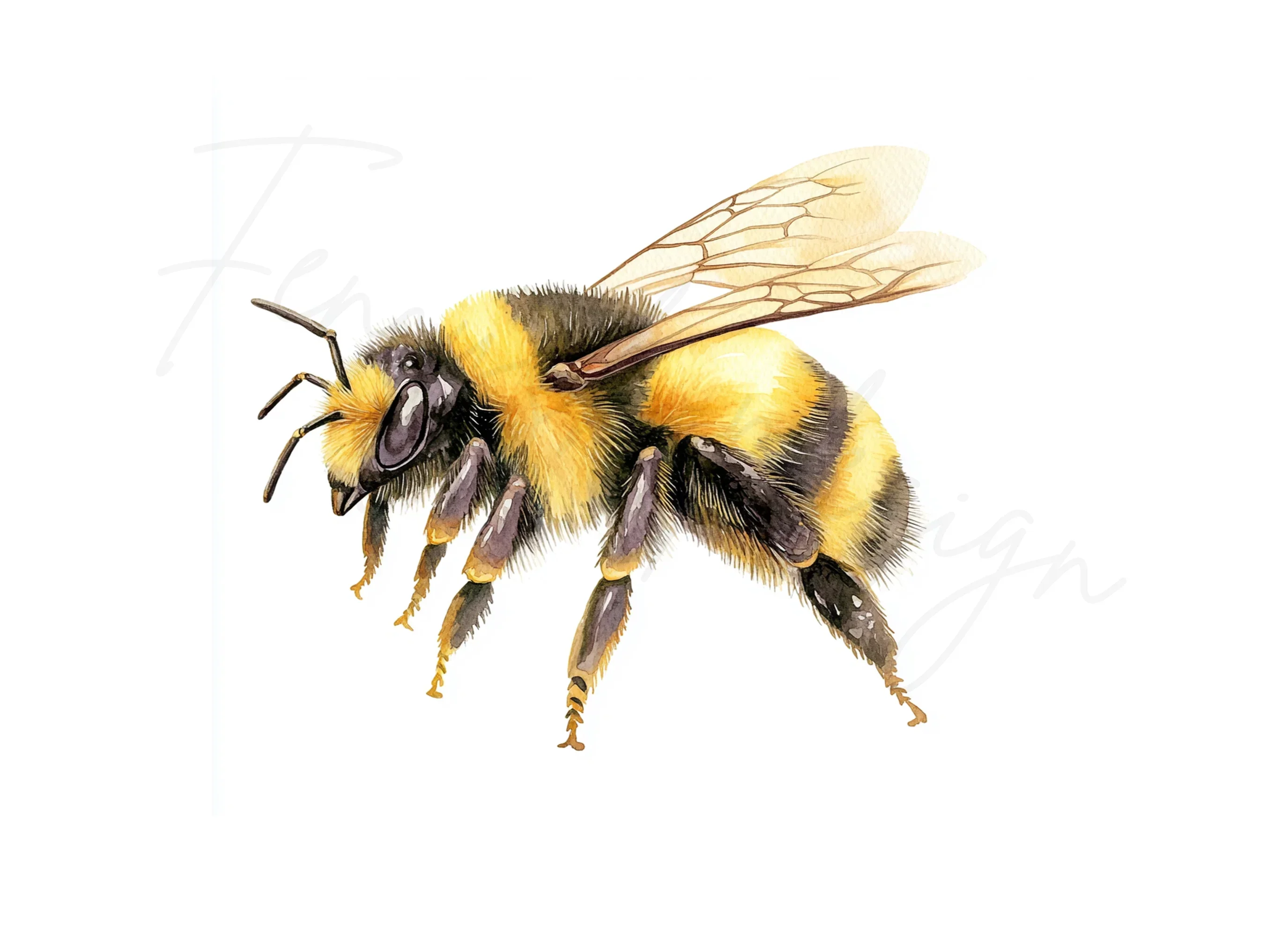 Bumblebee Clipart Bundle - Image 3