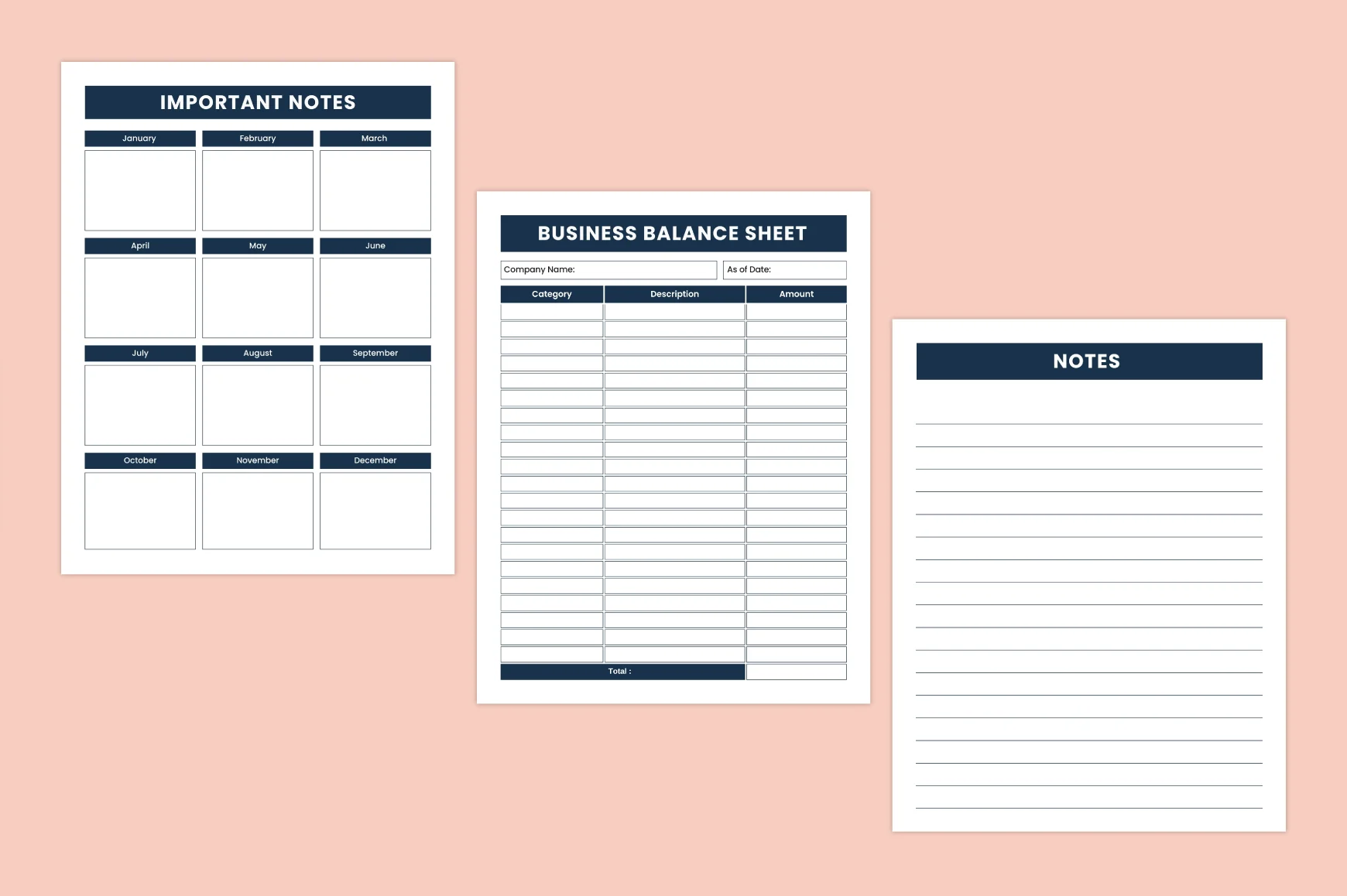 Business Balance Sheet - Image 3