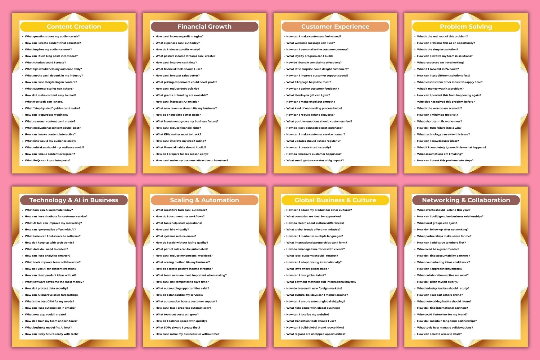 Business Brainstorm Prompts - Image 3