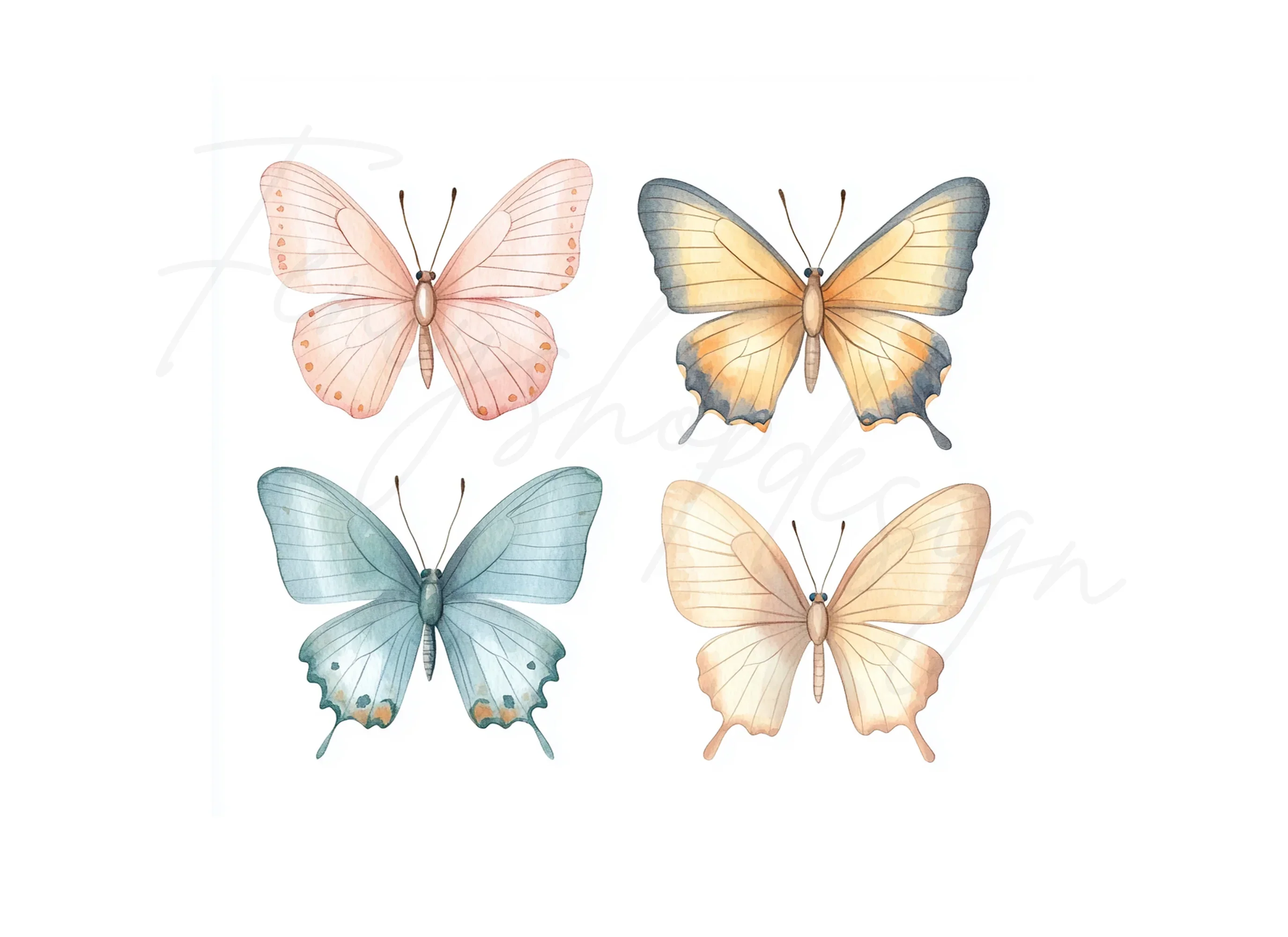 Butterfly Clipart Bundle - Image 2