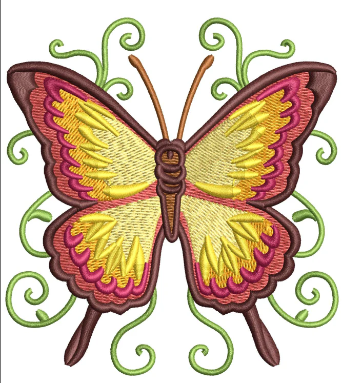 Butterfly Embroidery Design