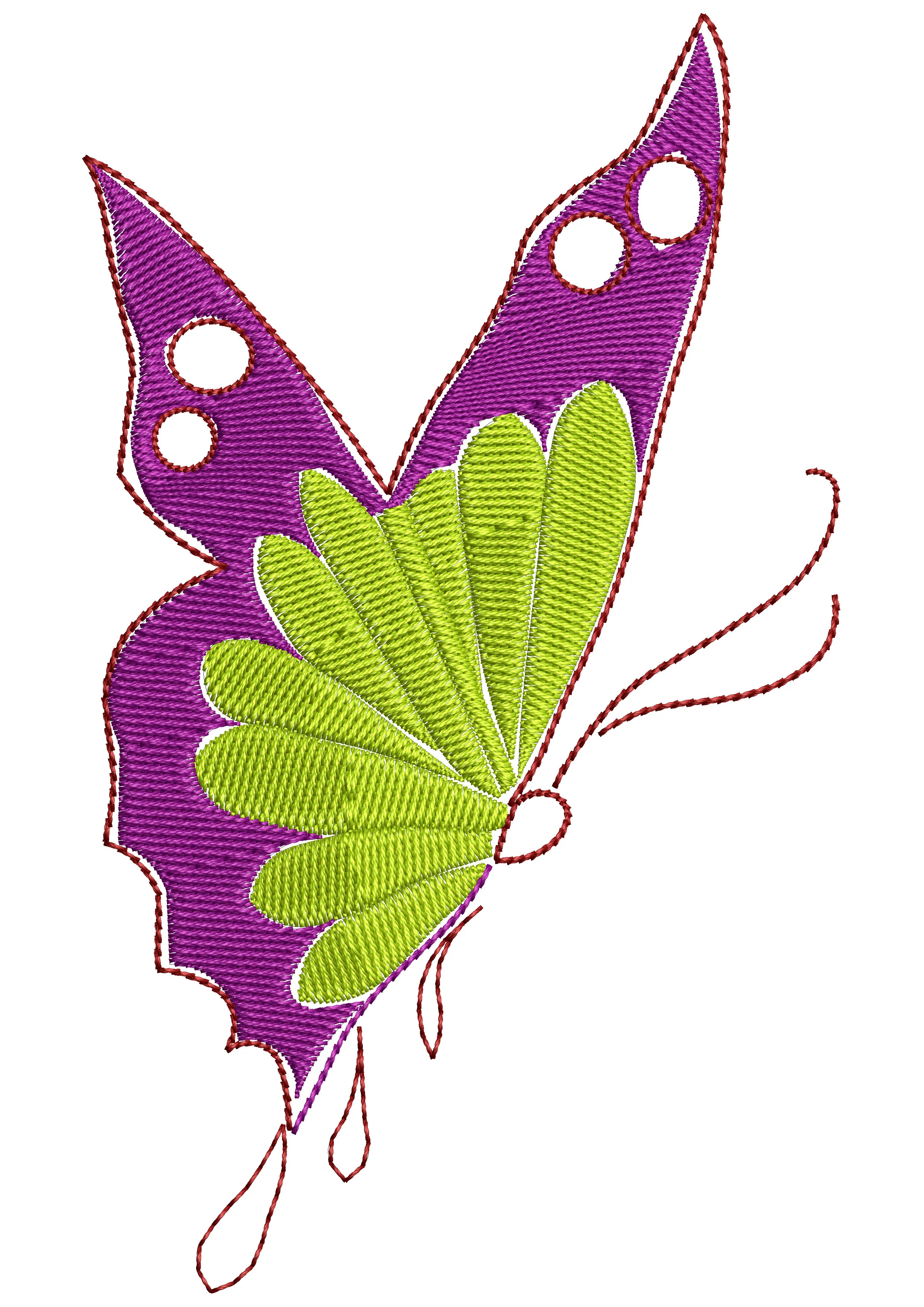 Butterfly Embroidery Design