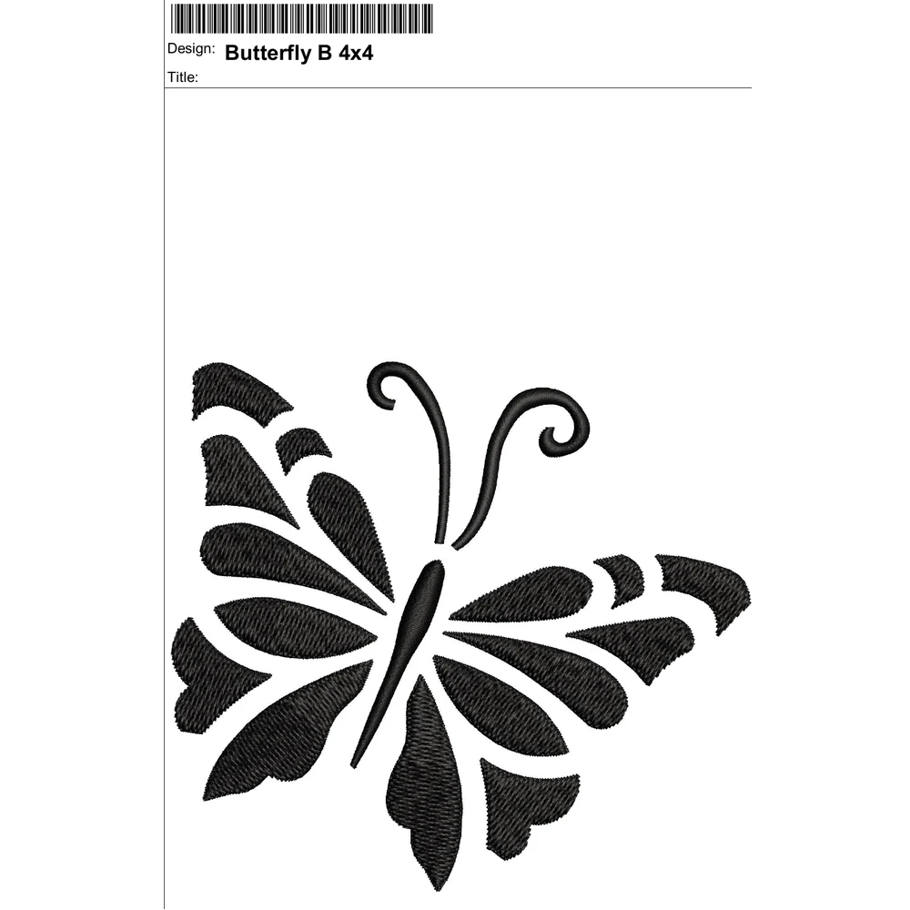 Butterfly Embroidery Design