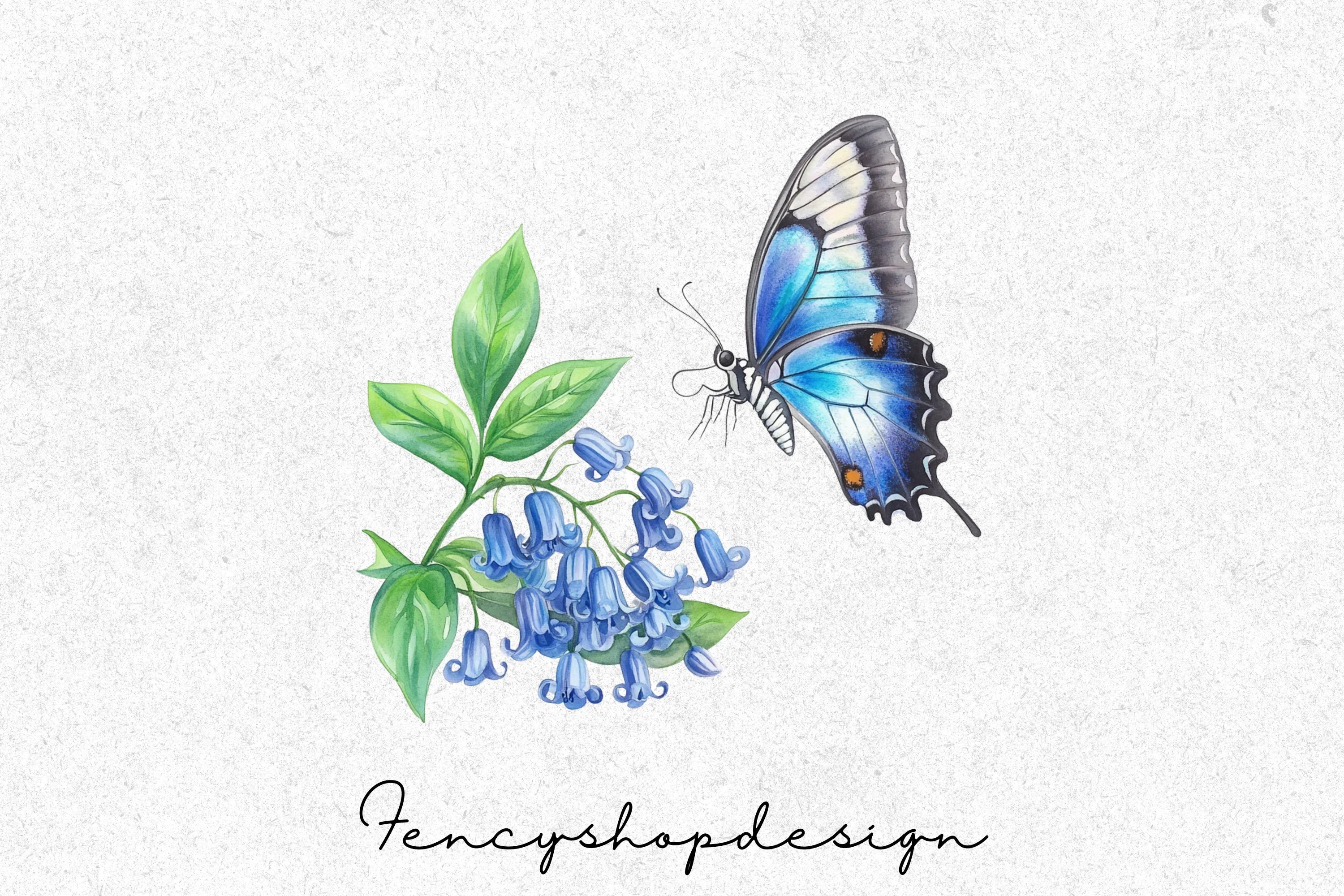 Butterfly Floral Clipart Bundle - Image 4