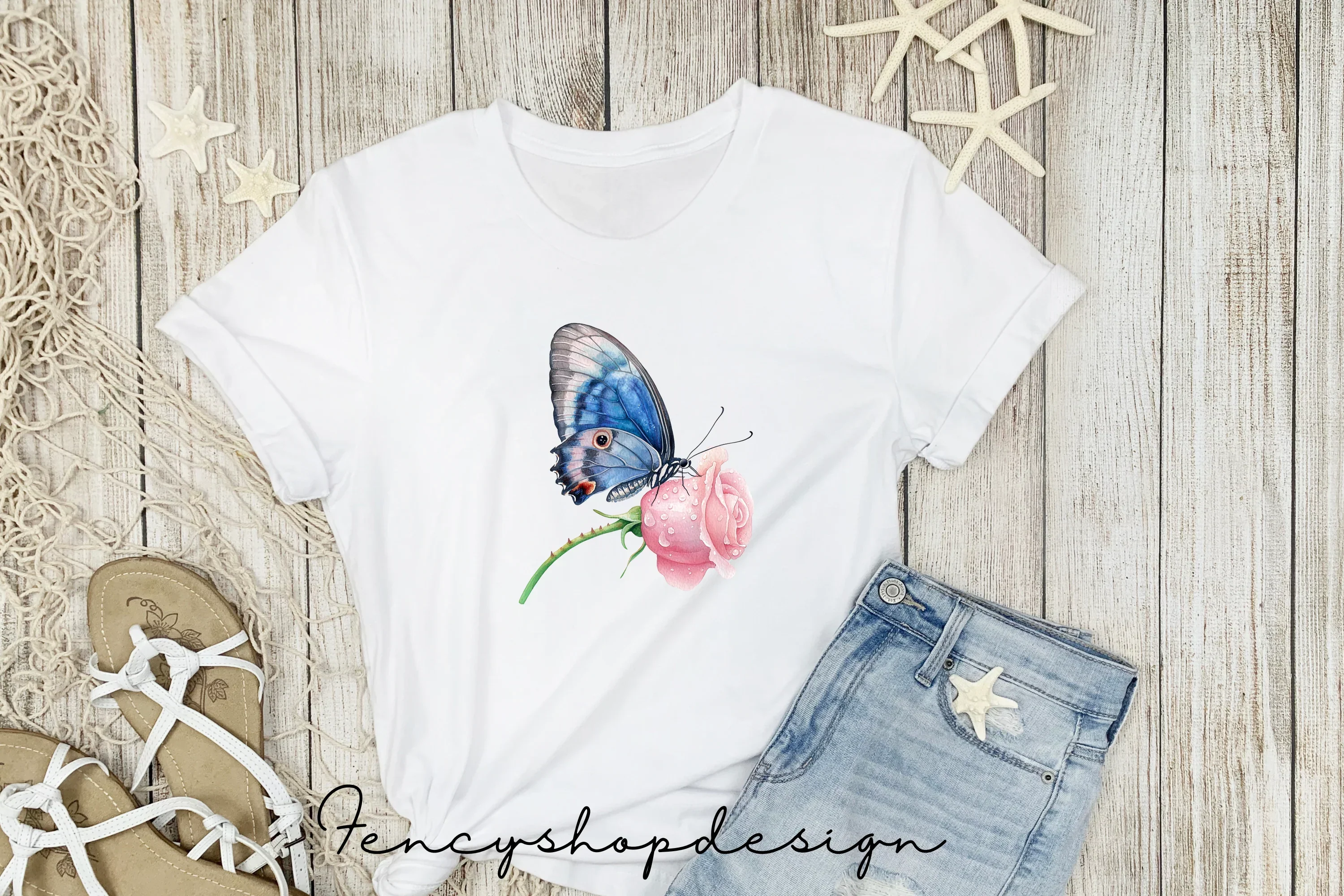 Butterfly Floral Clipart Bundle - Image 5