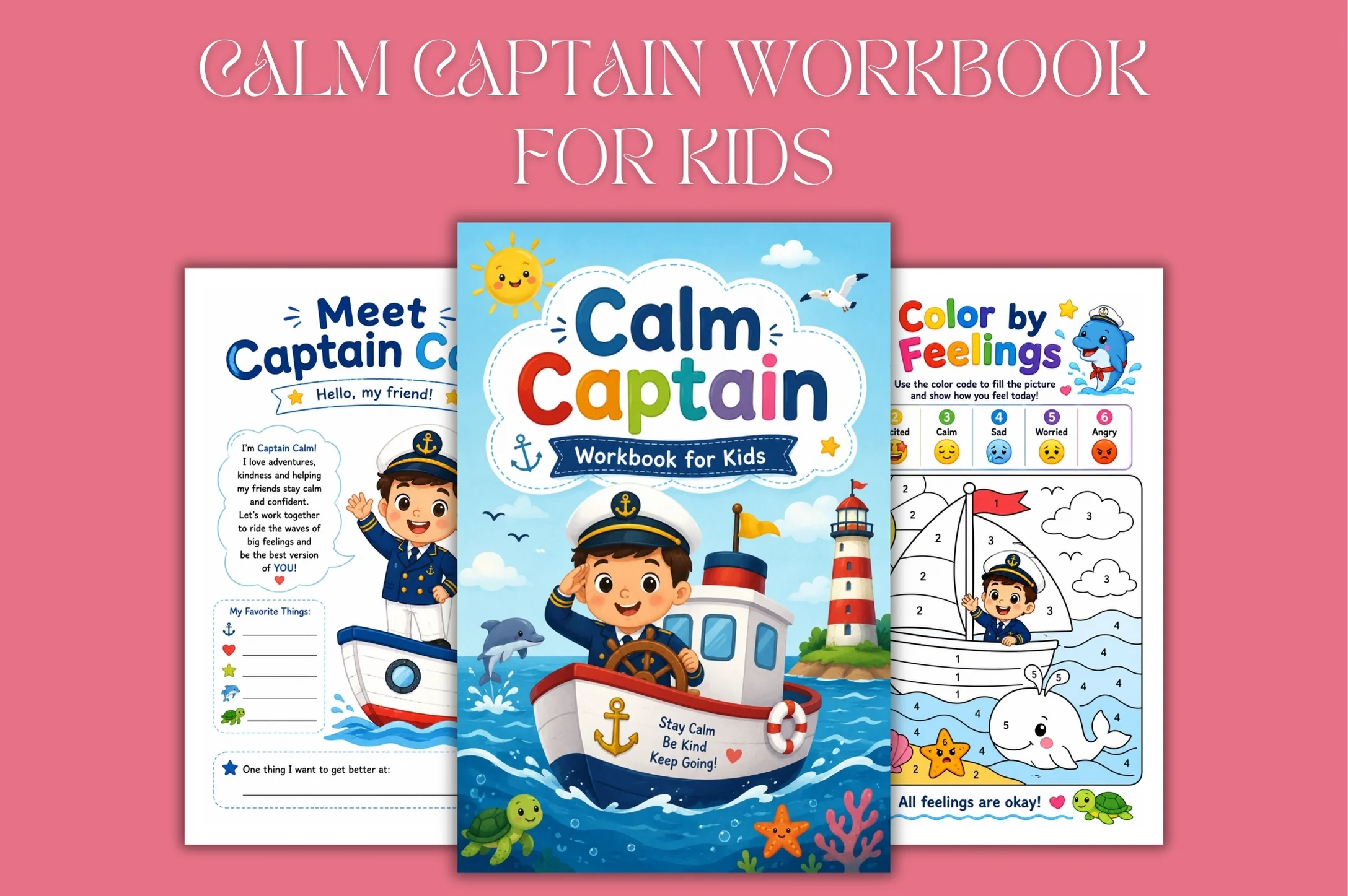 Calm Captain For Kids Workbook - Image 3