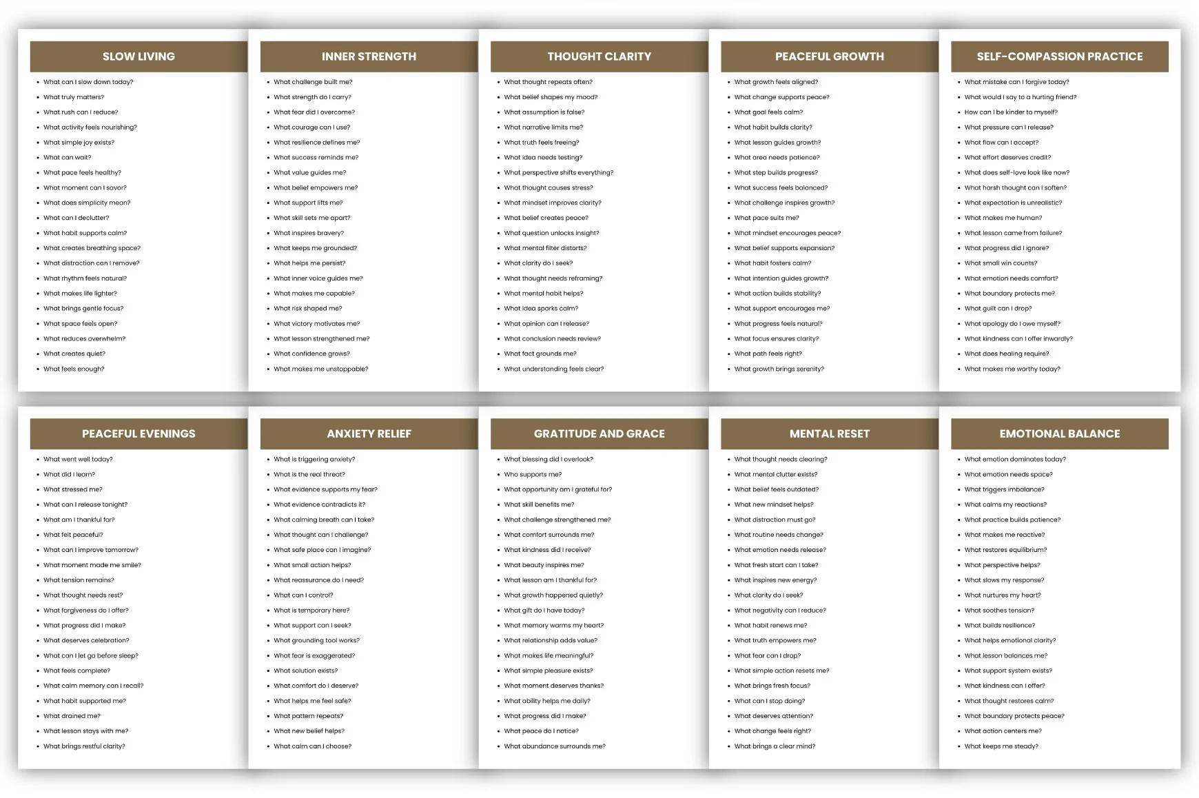 Calm Clarity Prompts for Mindfulness - Image 6