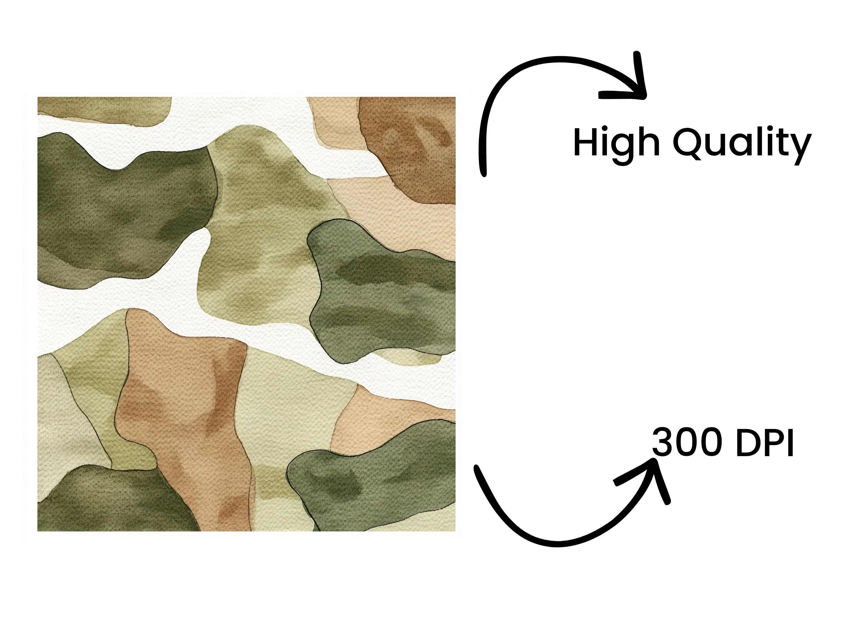 Camouflage Pattern Clipart Bundle - Image 4