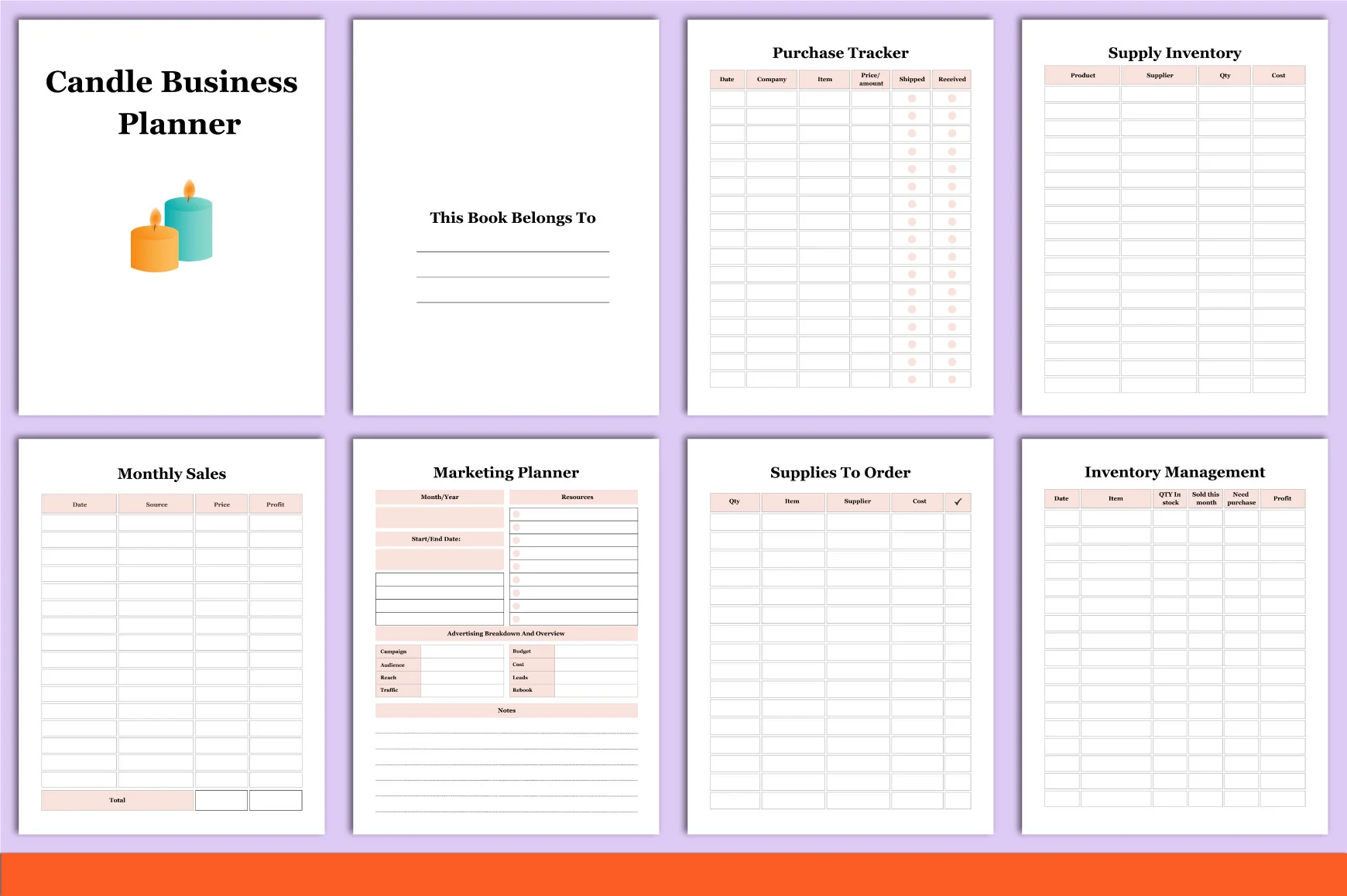 Candle Business Planner - Image 2