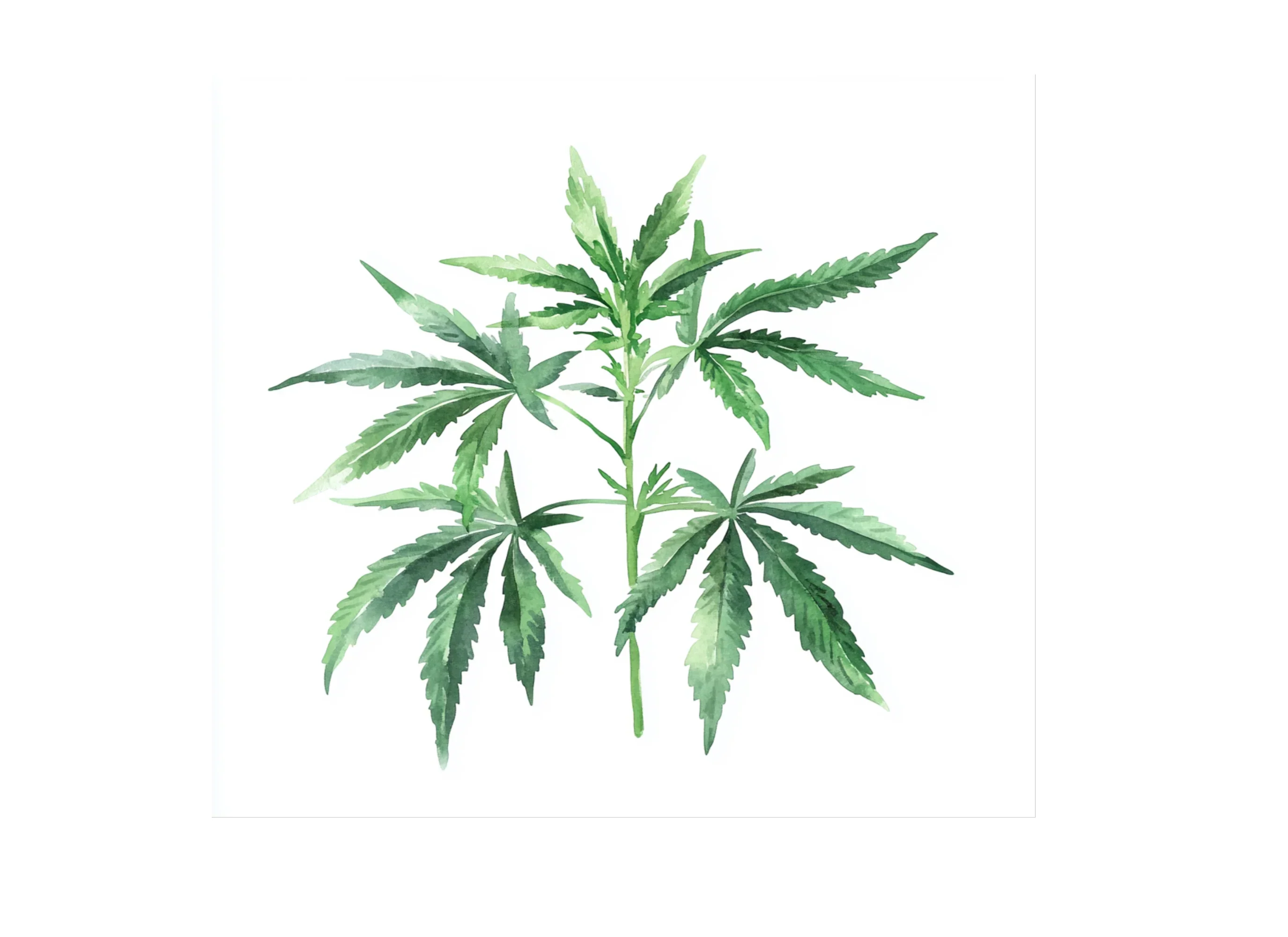 Cannabis Leaves Clipart Bundle - Image 3