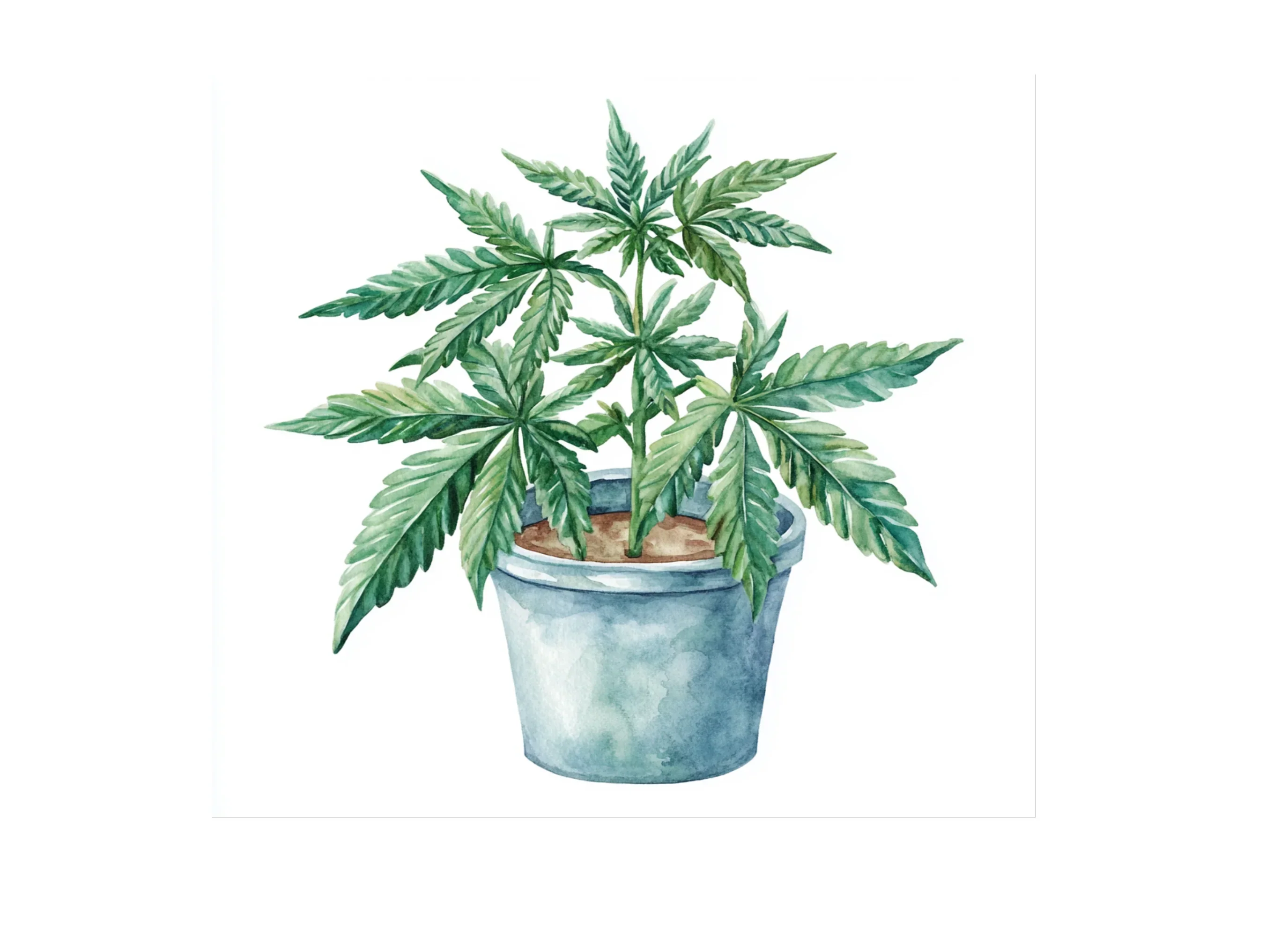 Cannabis Plant Clipart Bundle - Image 3