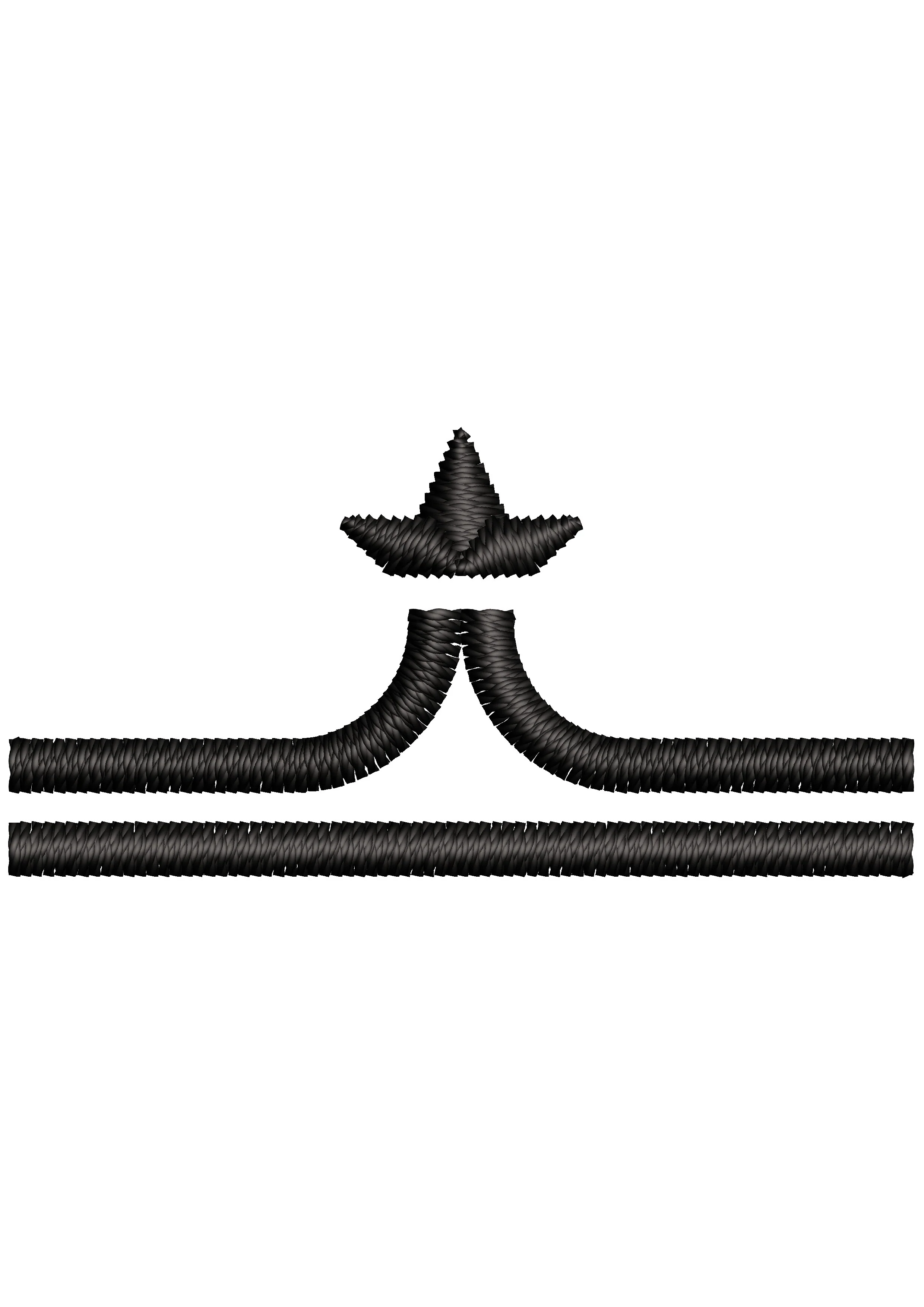 Cap Drawing Embroidery Design