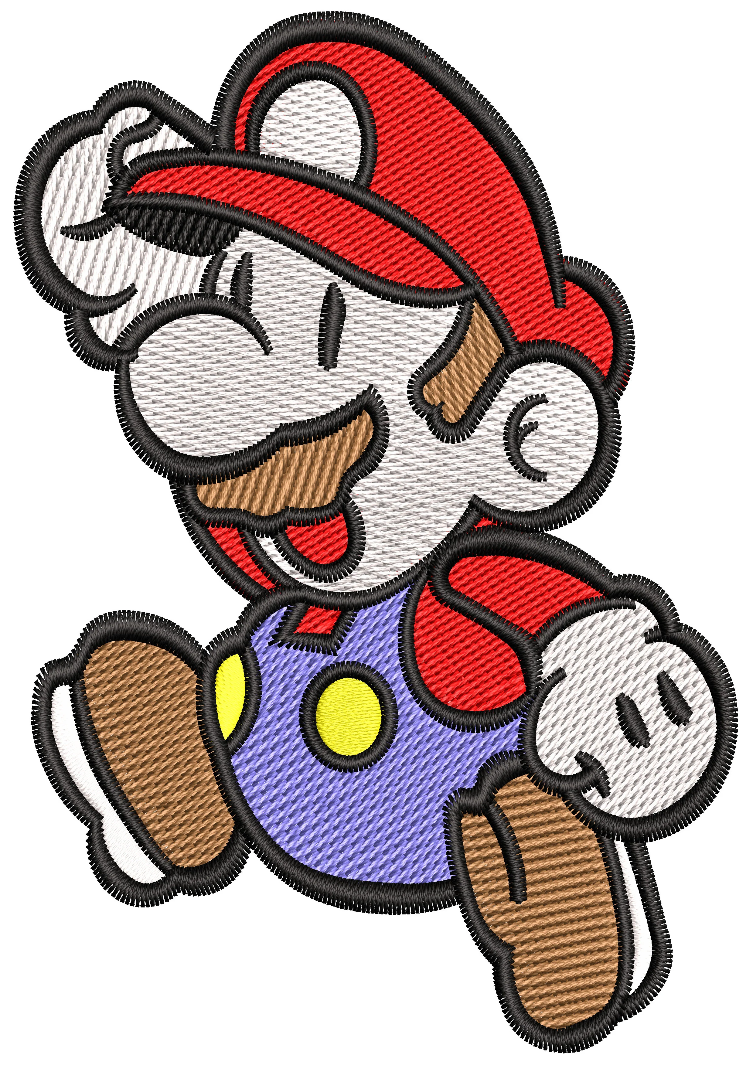 Captain Embroidery Design