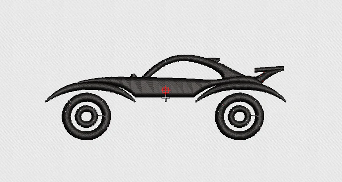 Car Embroidery Design