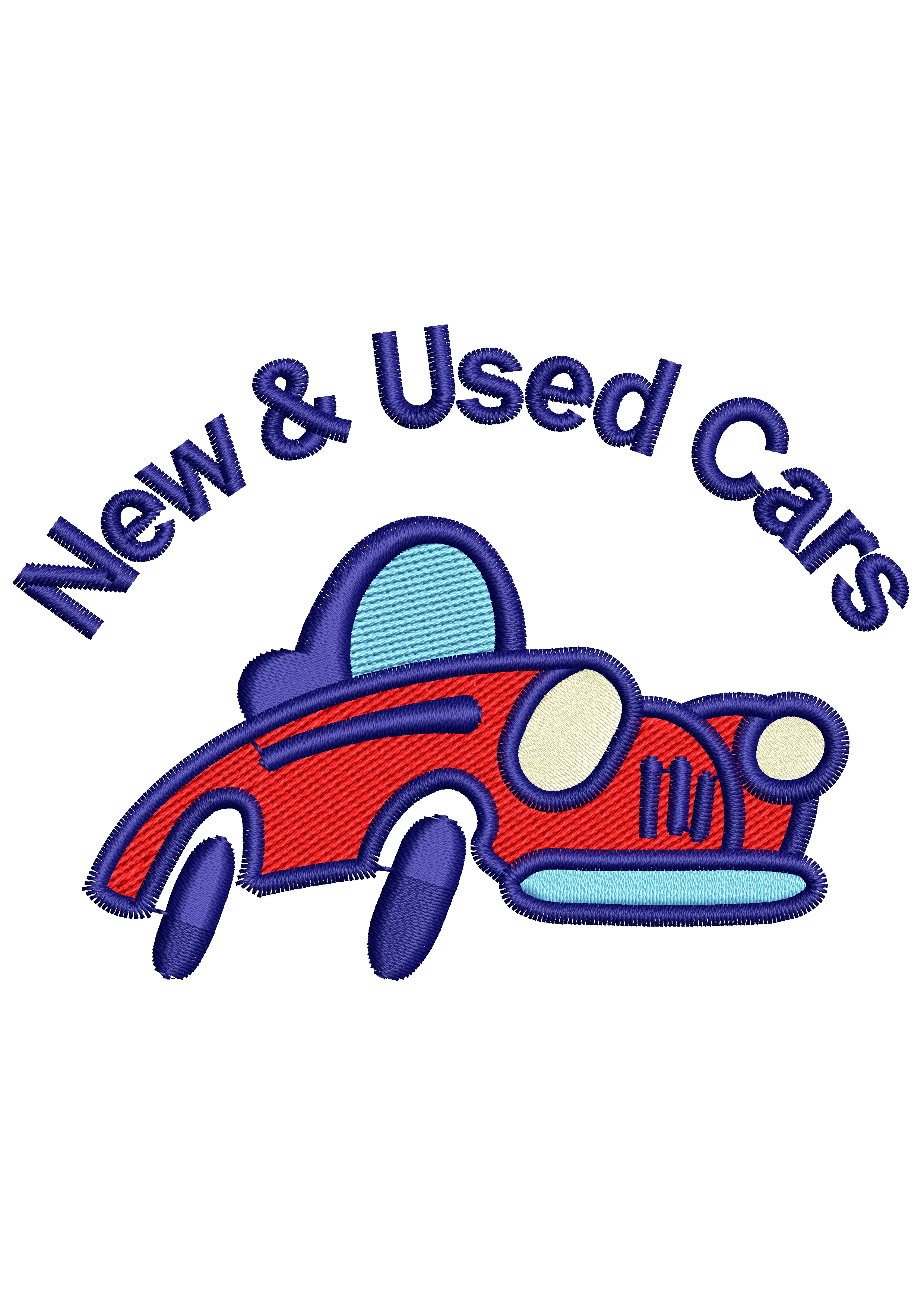 Car Embroidery Design