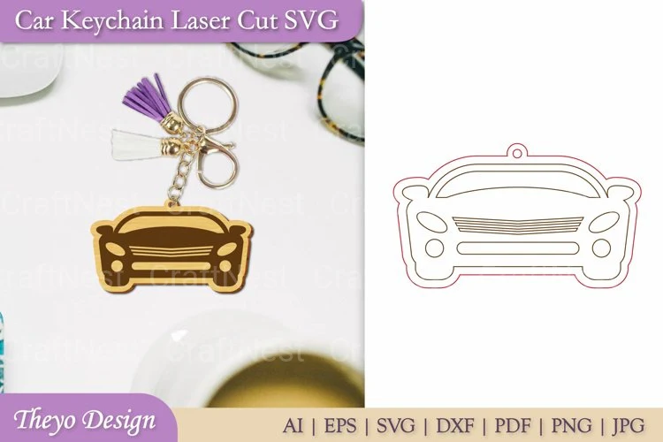 Car Key Chain SVG Bundle