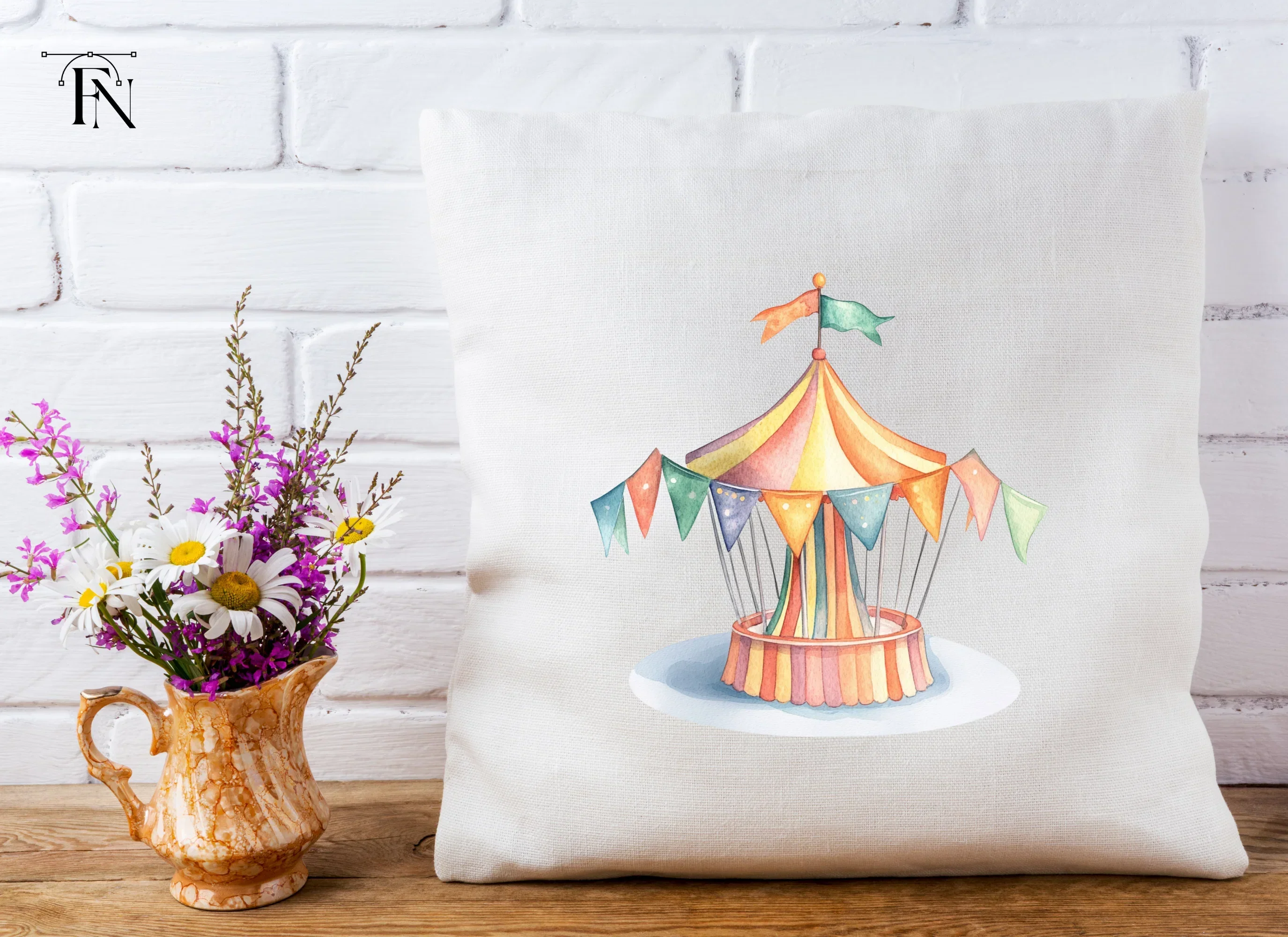 Carousel Ride Clipart Bundle - Image 5