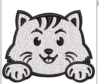Cat Embroidery Design