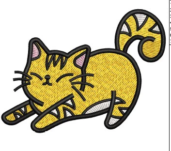 Cat Embroidery Design