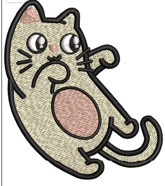 Cat Embroidery Design