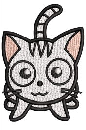 Cat Embroidery Design