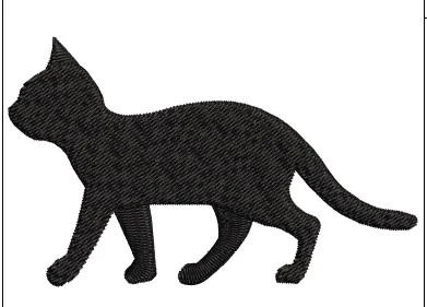 Cat Embroidery Design