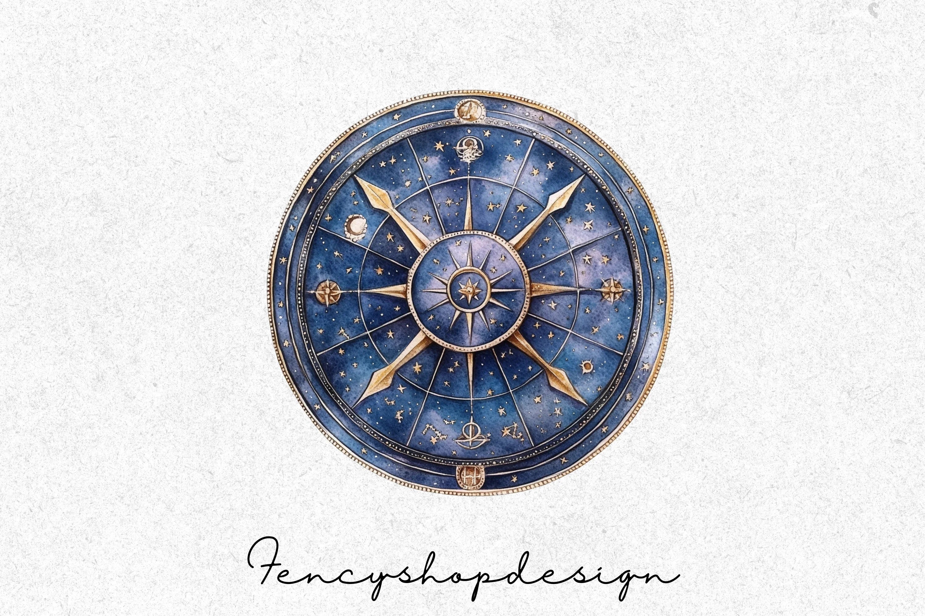 Celestial Astrology Clipart Bundle - Image 3