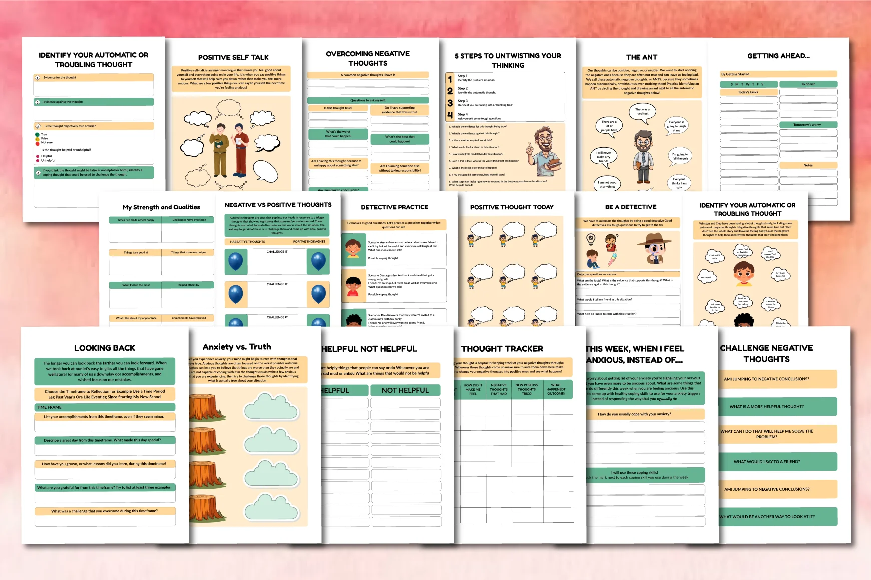 Challenging Negative Thoughts: CBT Planner - Image 3