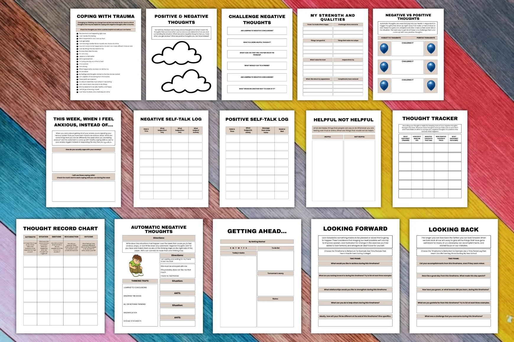 Challenging Negative Thoughts: CBT Planner - Image 3