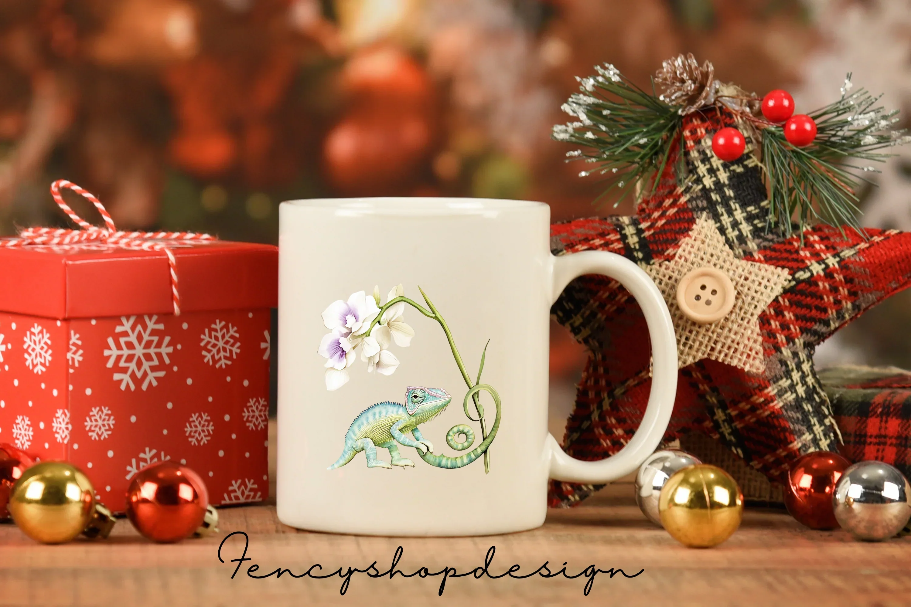 Chameleon Floral Clipart Bundle - Image 3