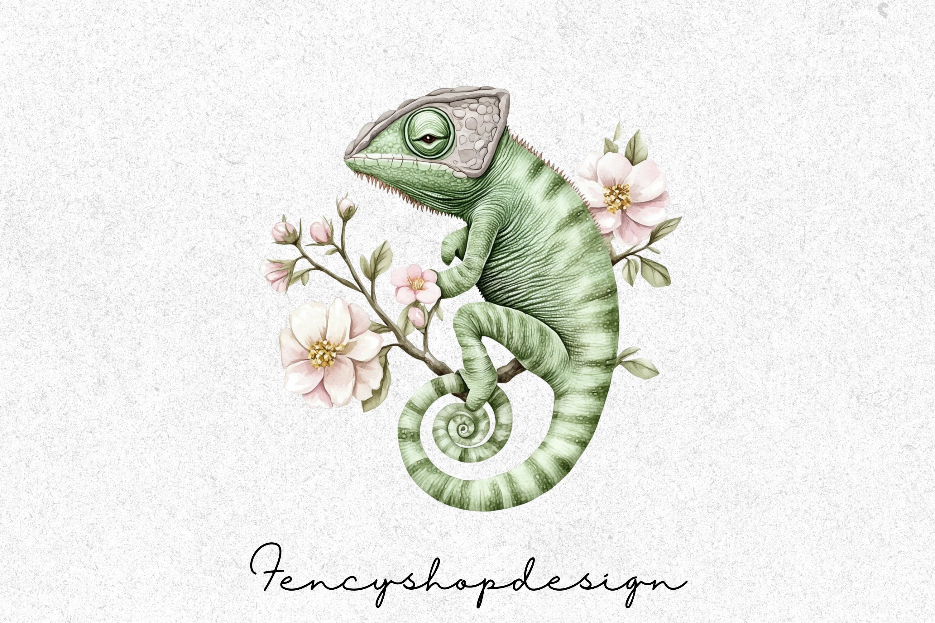 Chameleon Mushroom Clipart Bundle - Image 4