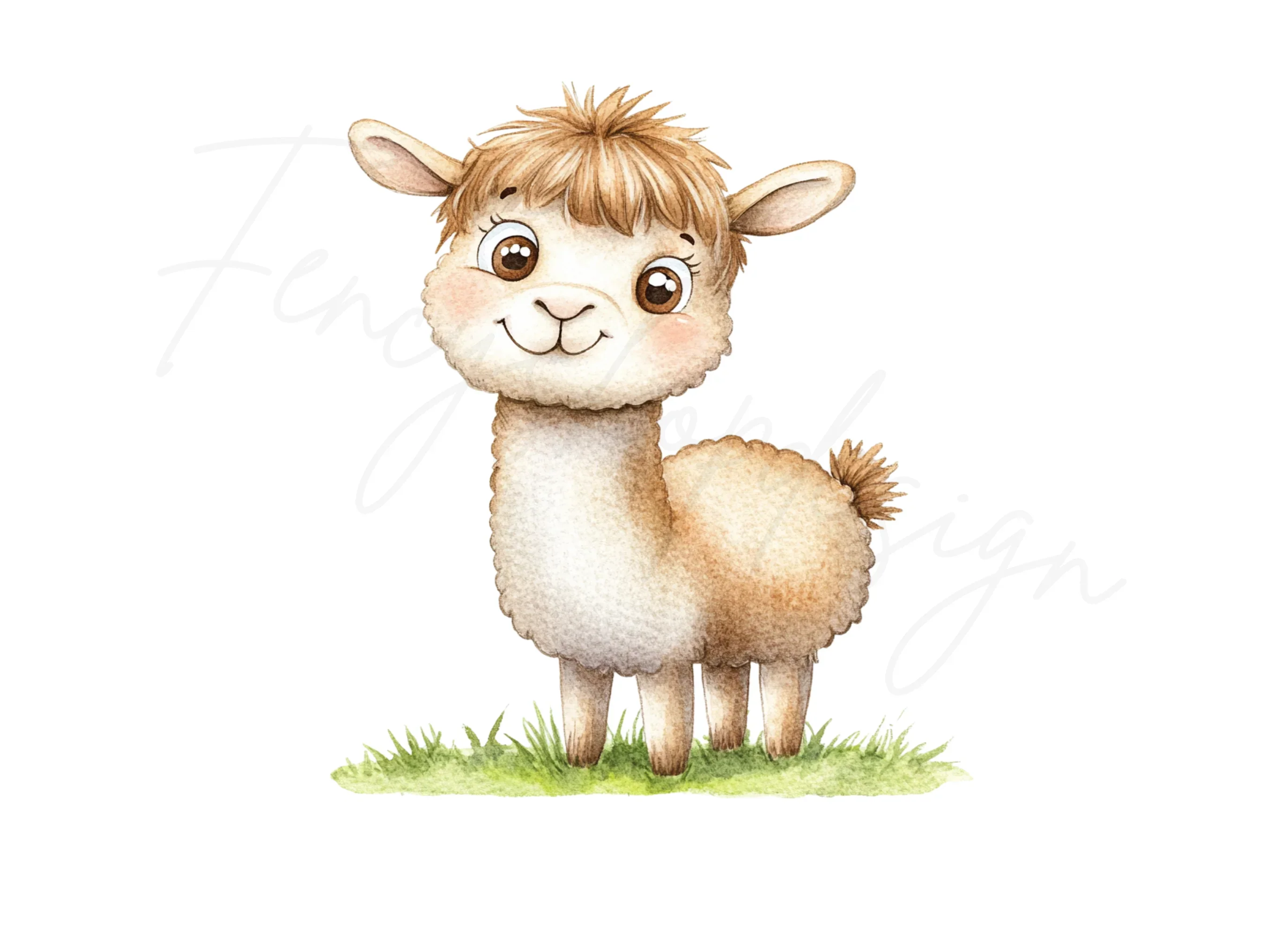 Charming Alpaca Clipart Bundle - Image 3