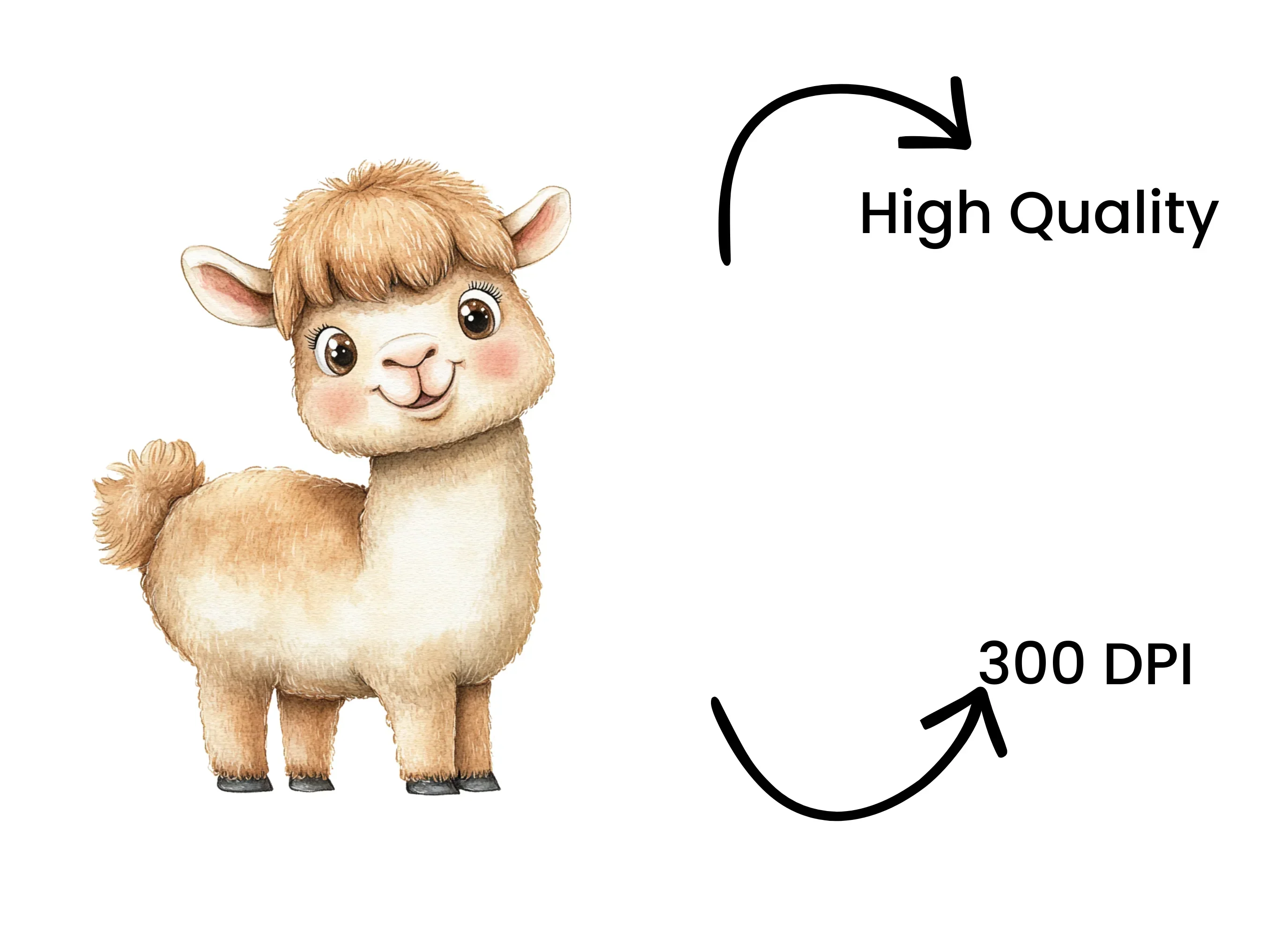 Charming Alpaca Clipart Bundle - Image 4