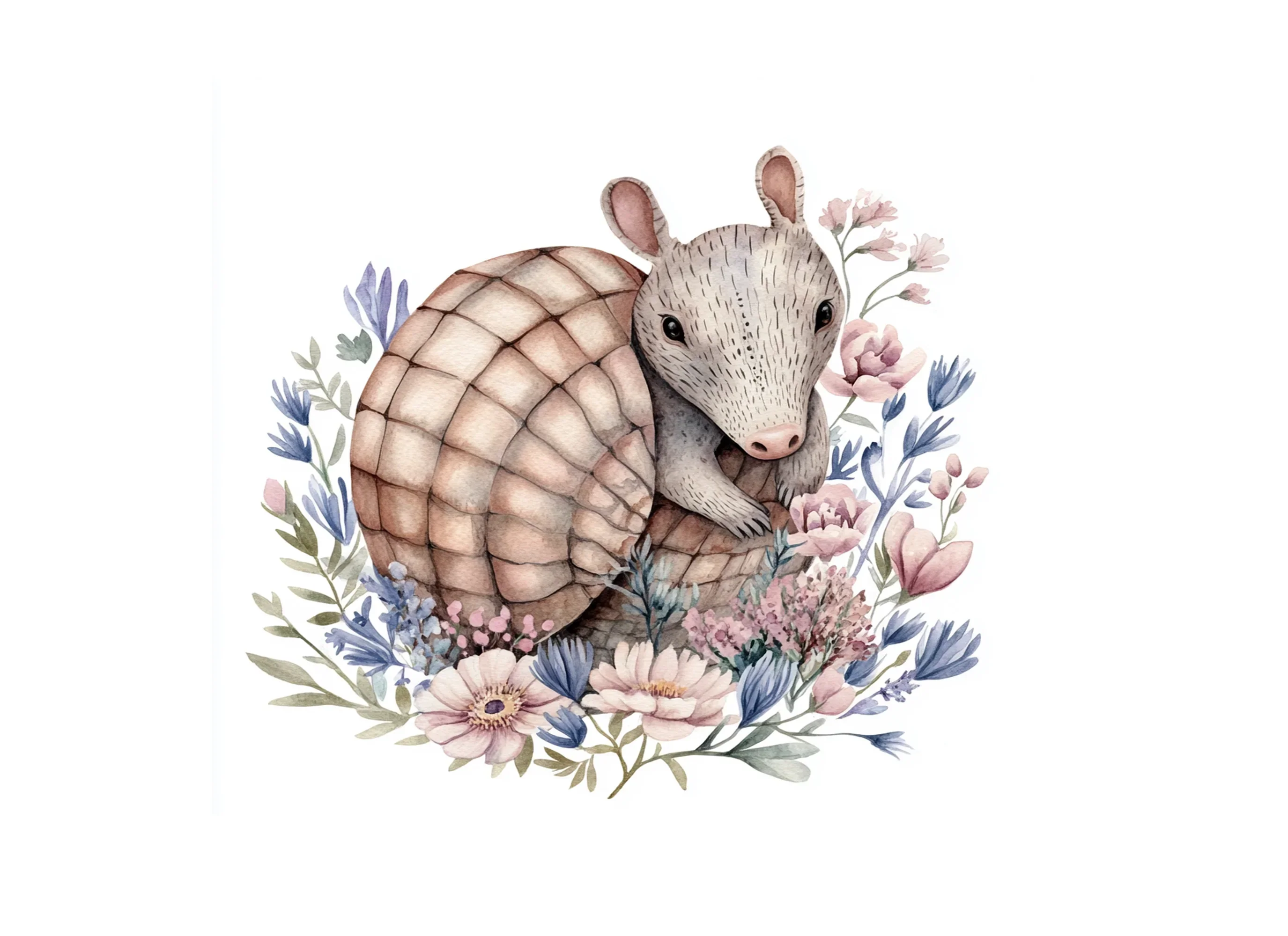 Charming Armadillo Clipart Bundle - Image 3