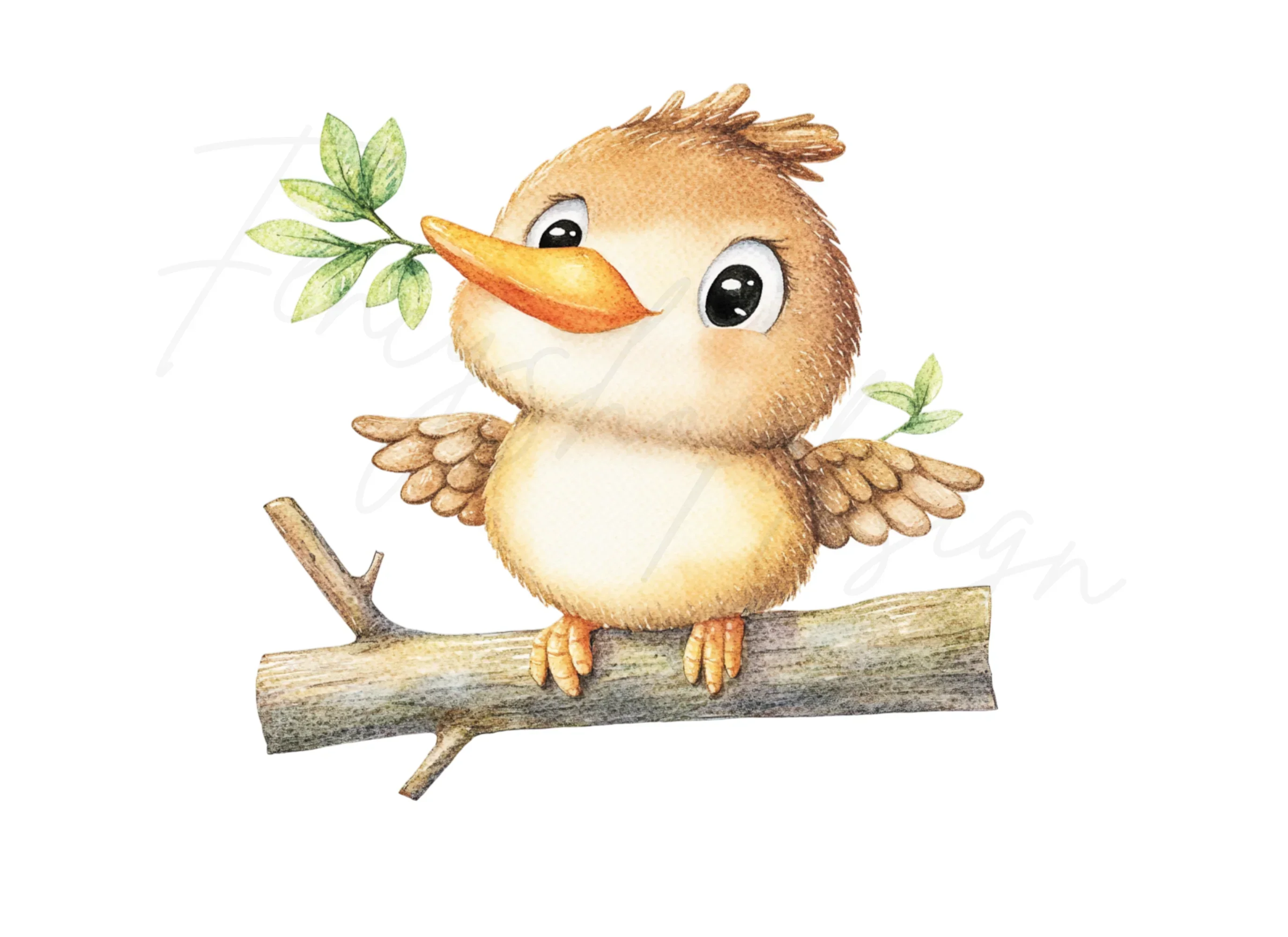 Charming Baby Bird Clipart Bundle - Image 3
