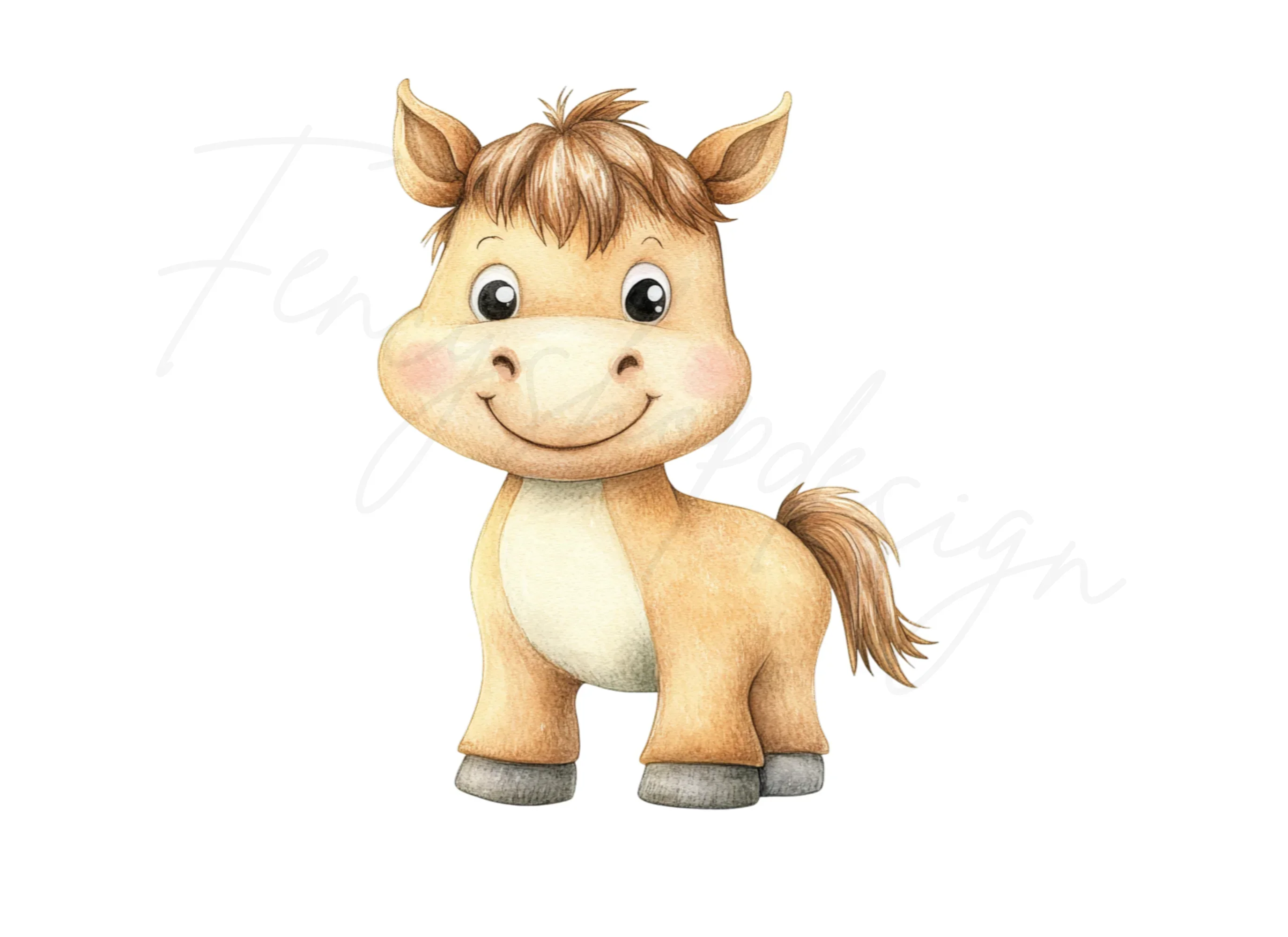 Charming Baby Horse Clipart Bundle - Image 2