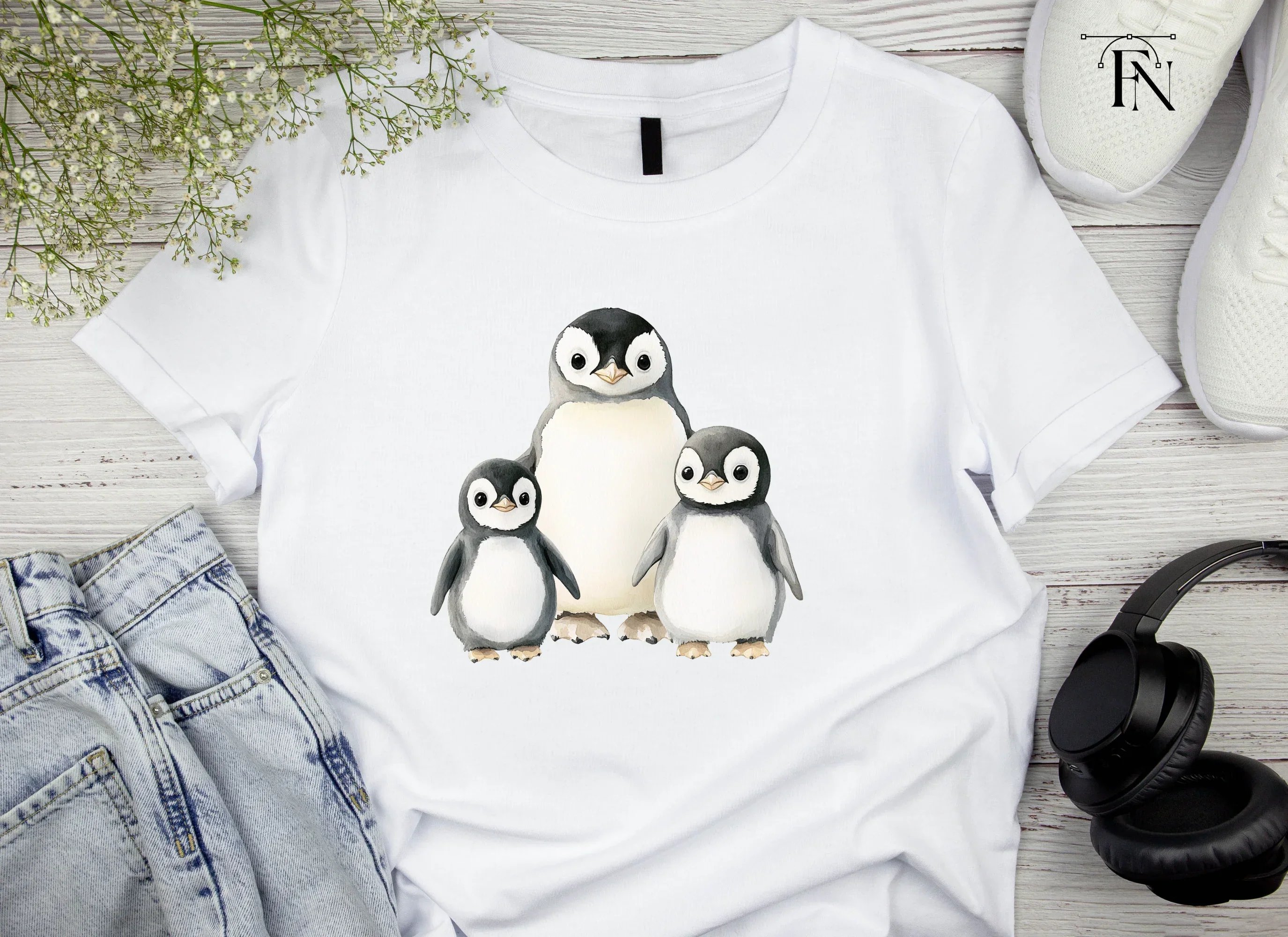 Charming Baby Penguin Clipart Bundle - Image 4